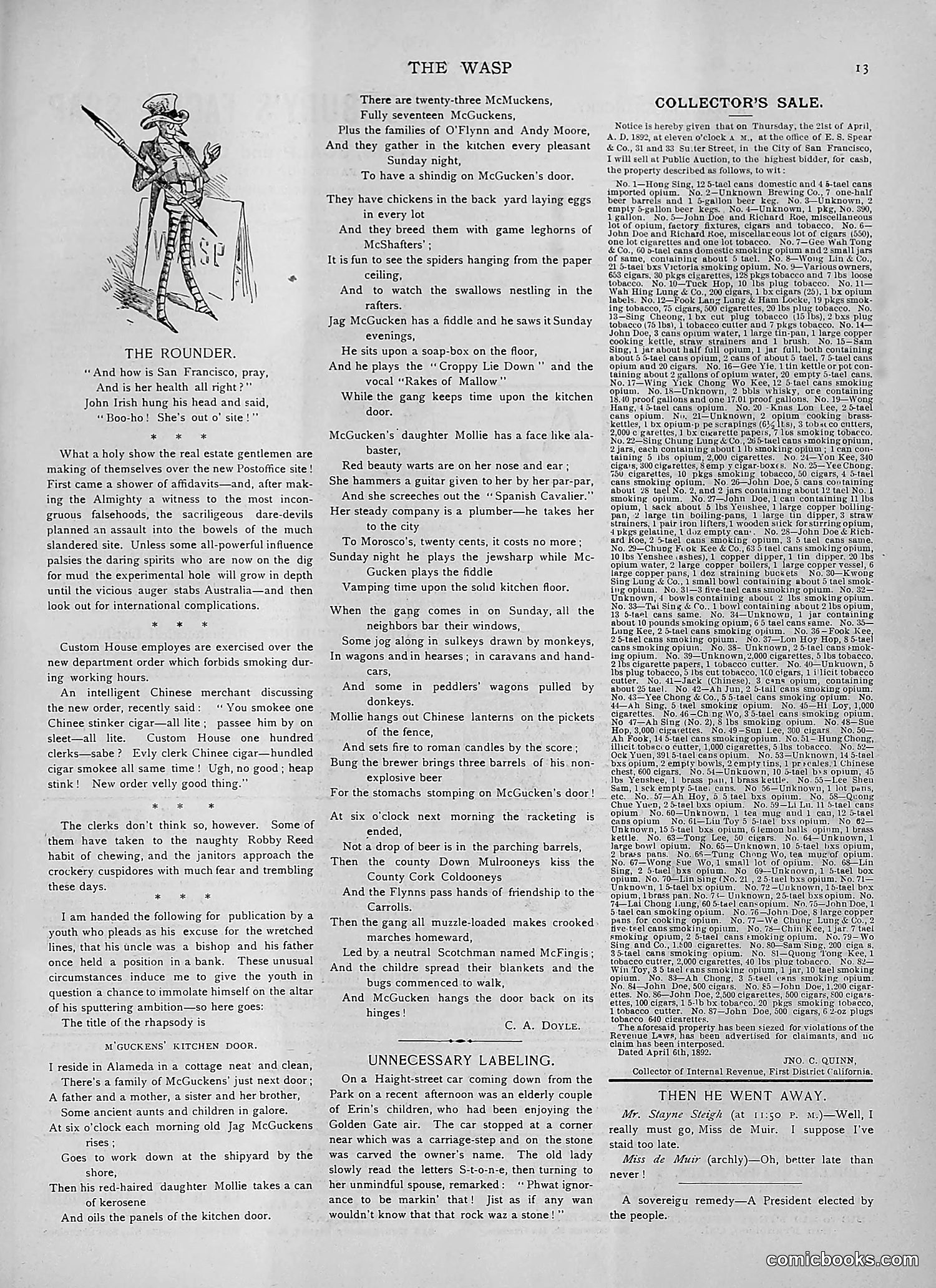 The Wasp — 1892 — page 308 of 542
