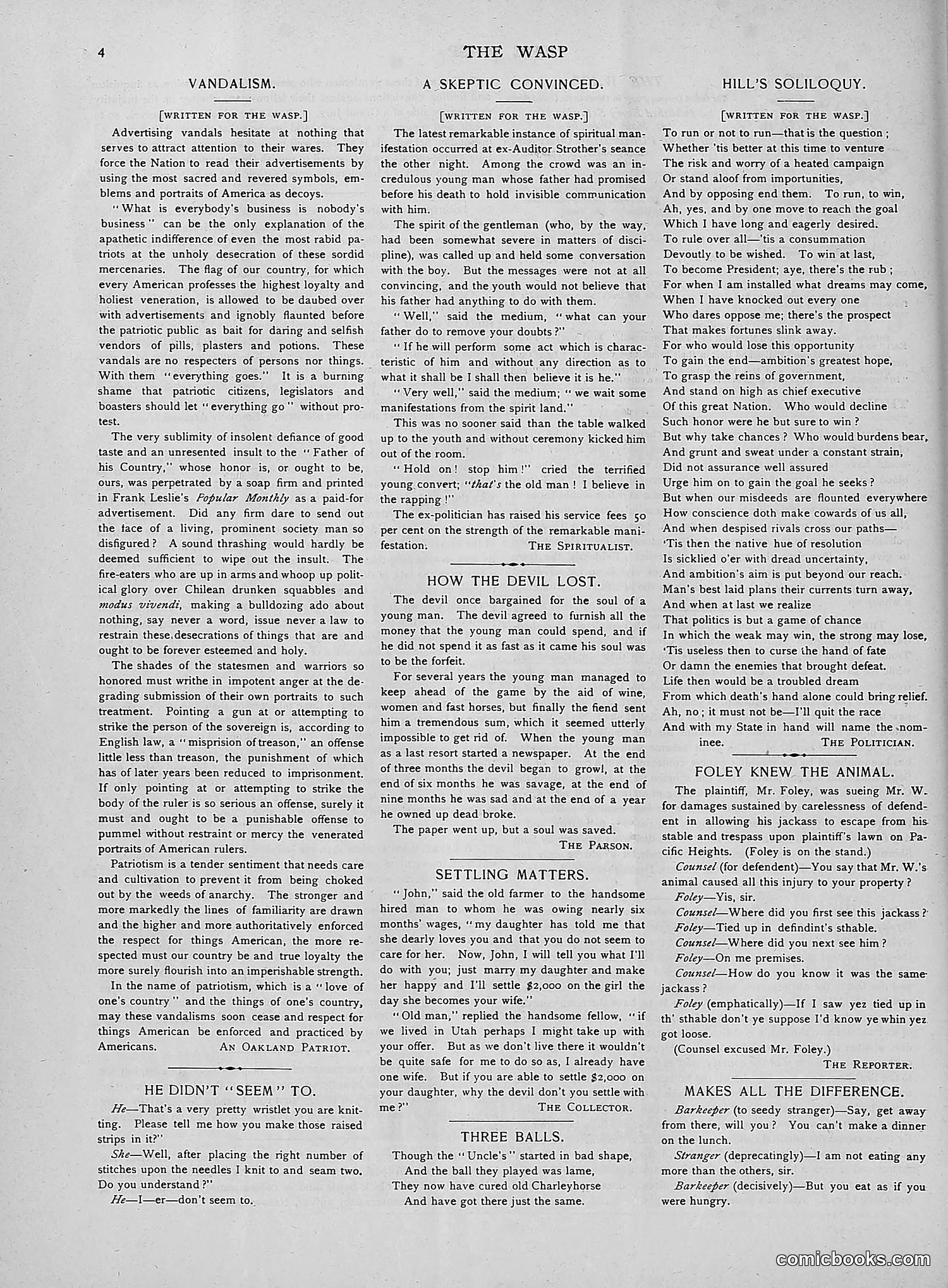 The Wasp — 1892 — page 339 of 542