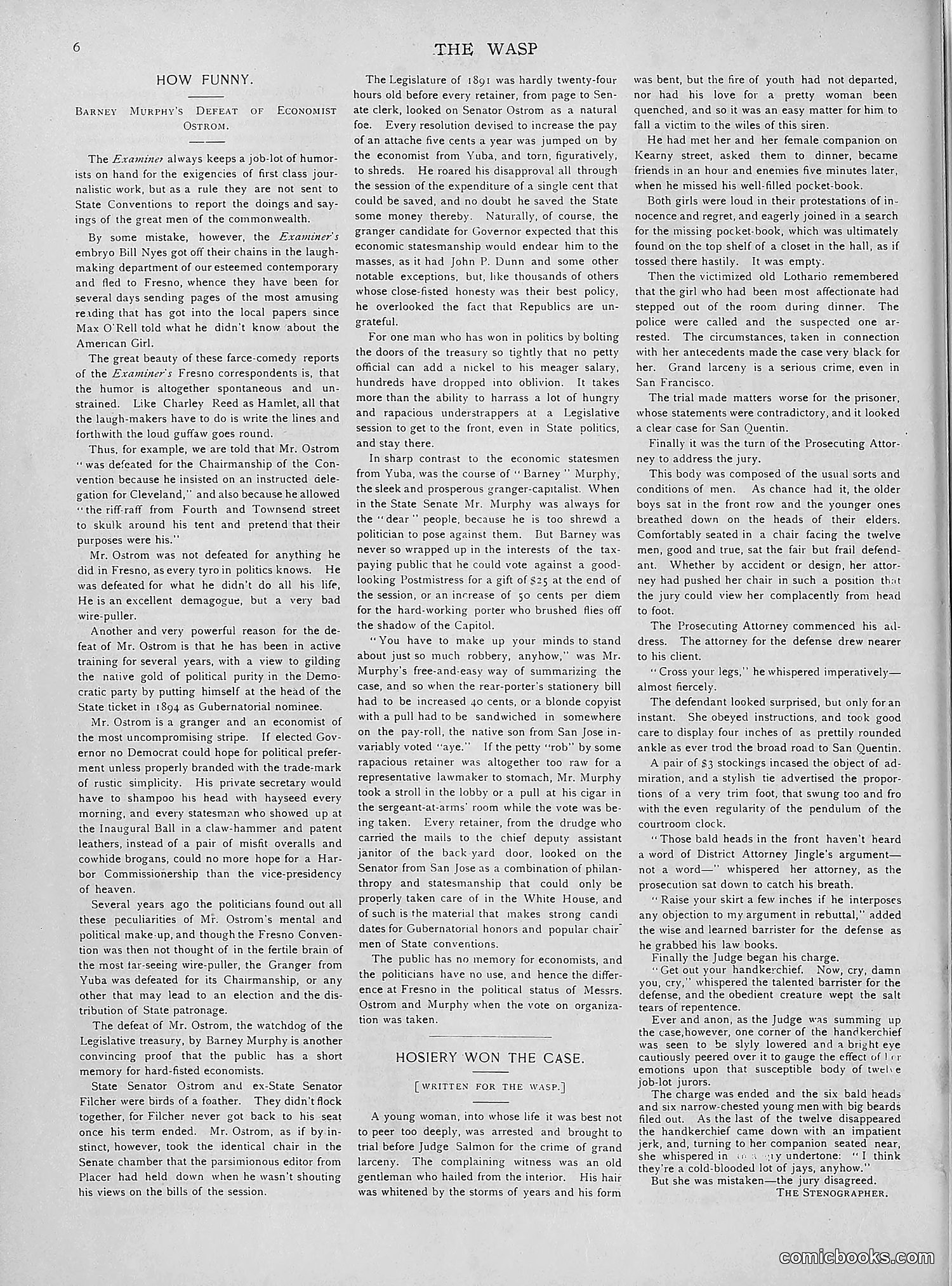The Wasp — 1892 — page 421 of 542