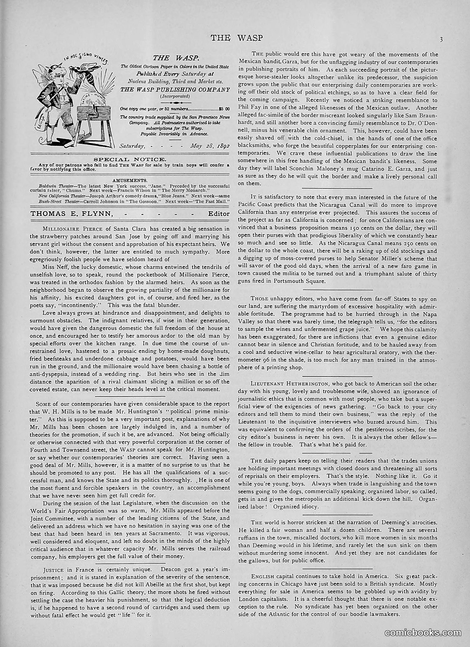 The Wasp — 1892 — page 450 of 542