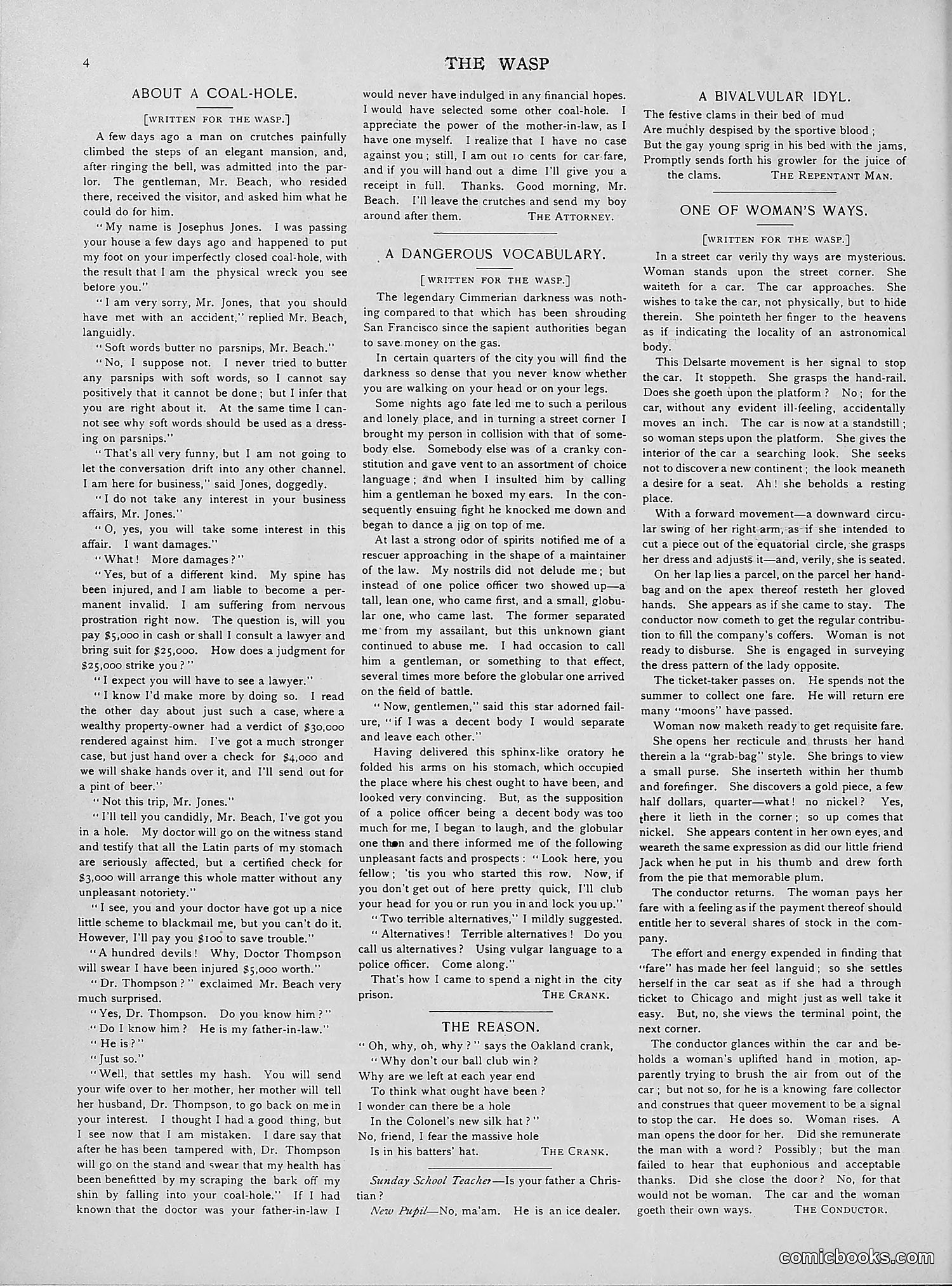 The Wasp — 1892 — page 451 of 542