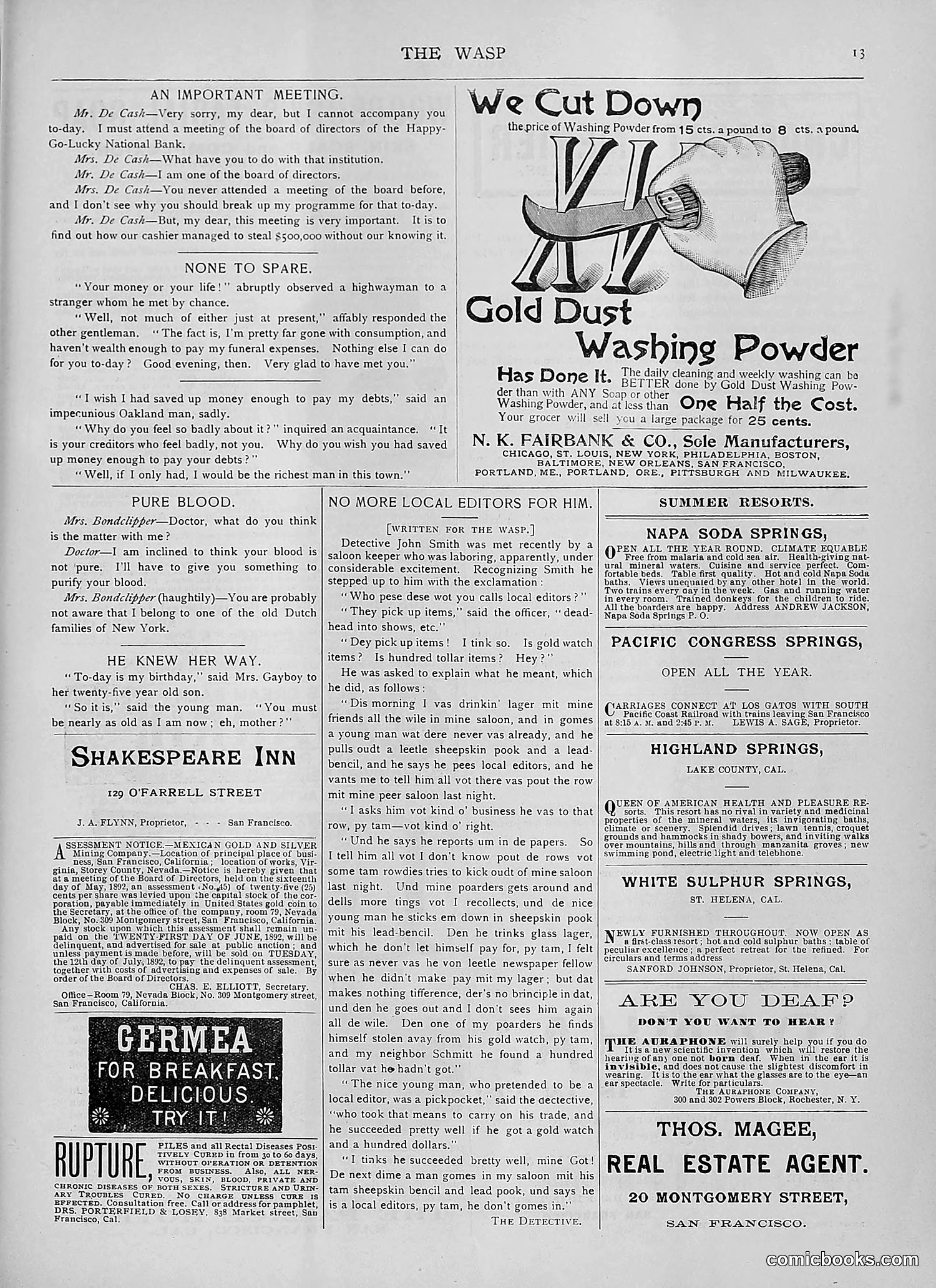 The Wasp — 1892 — page 460 of 542