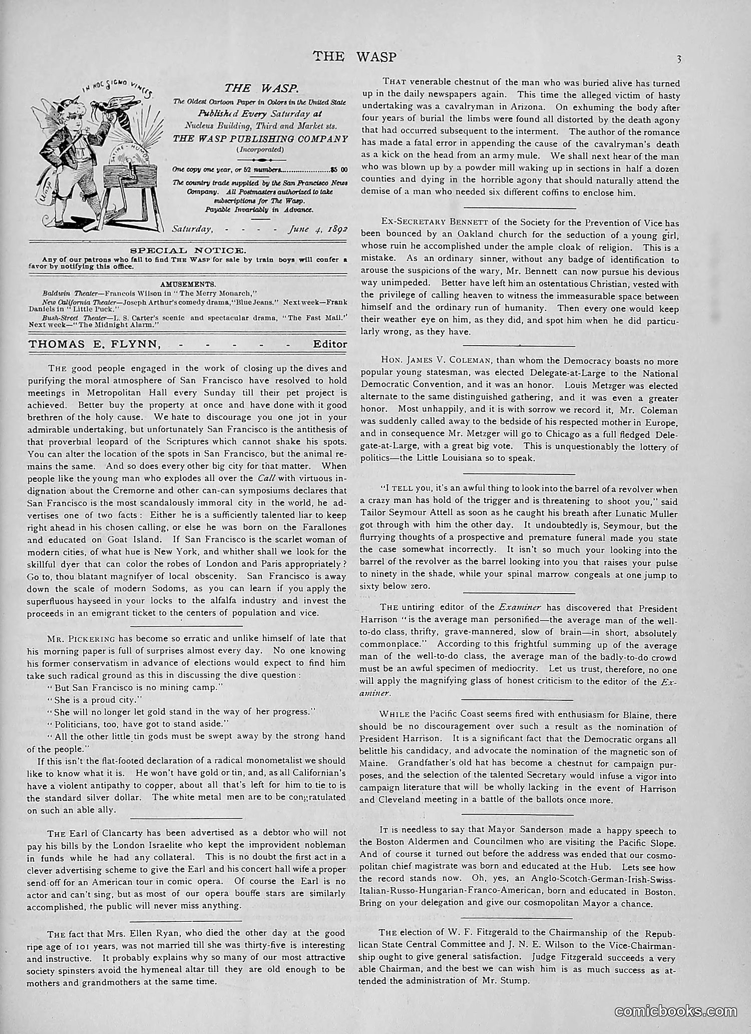 The Wasp — 1892 — page 470 of 542