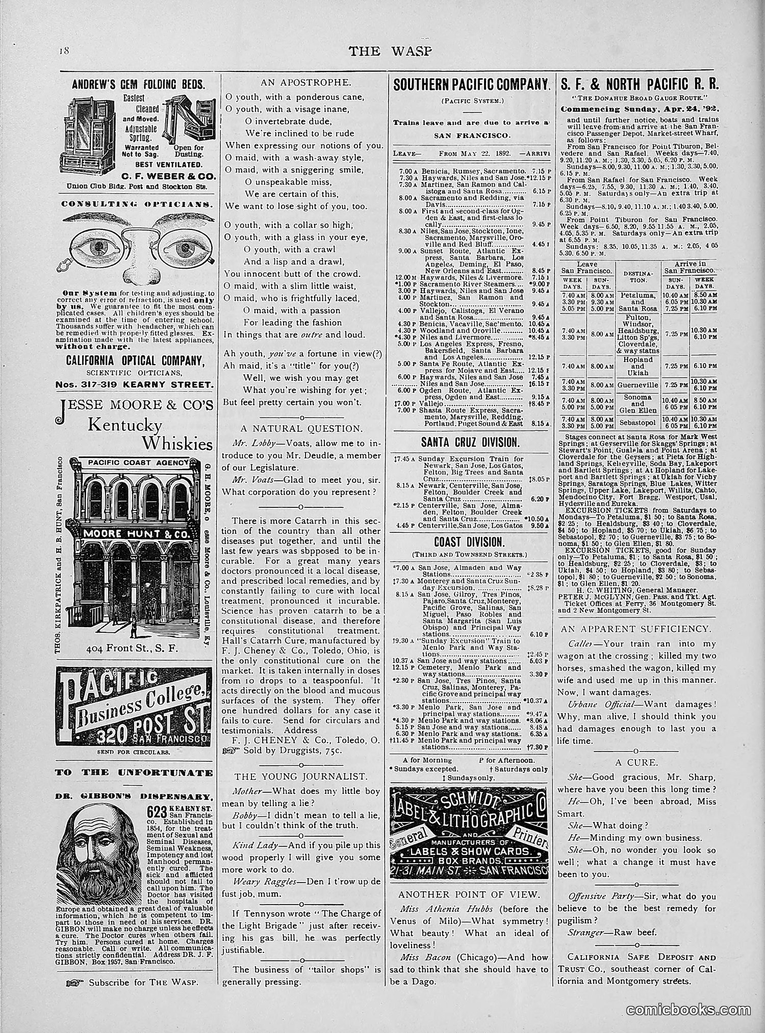 The Wasp — 1892 — page 485 of 542