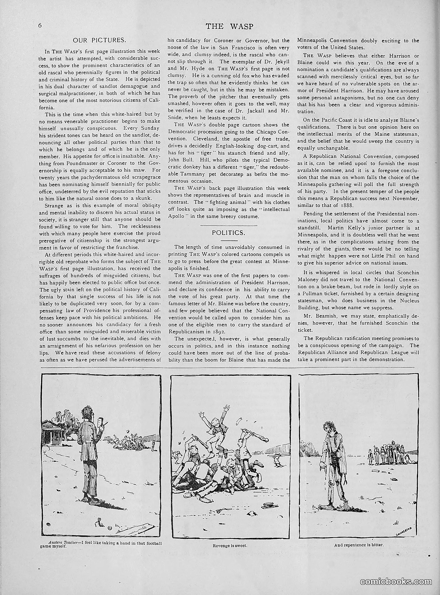 The Wasp — 1892 — page 493 of 542