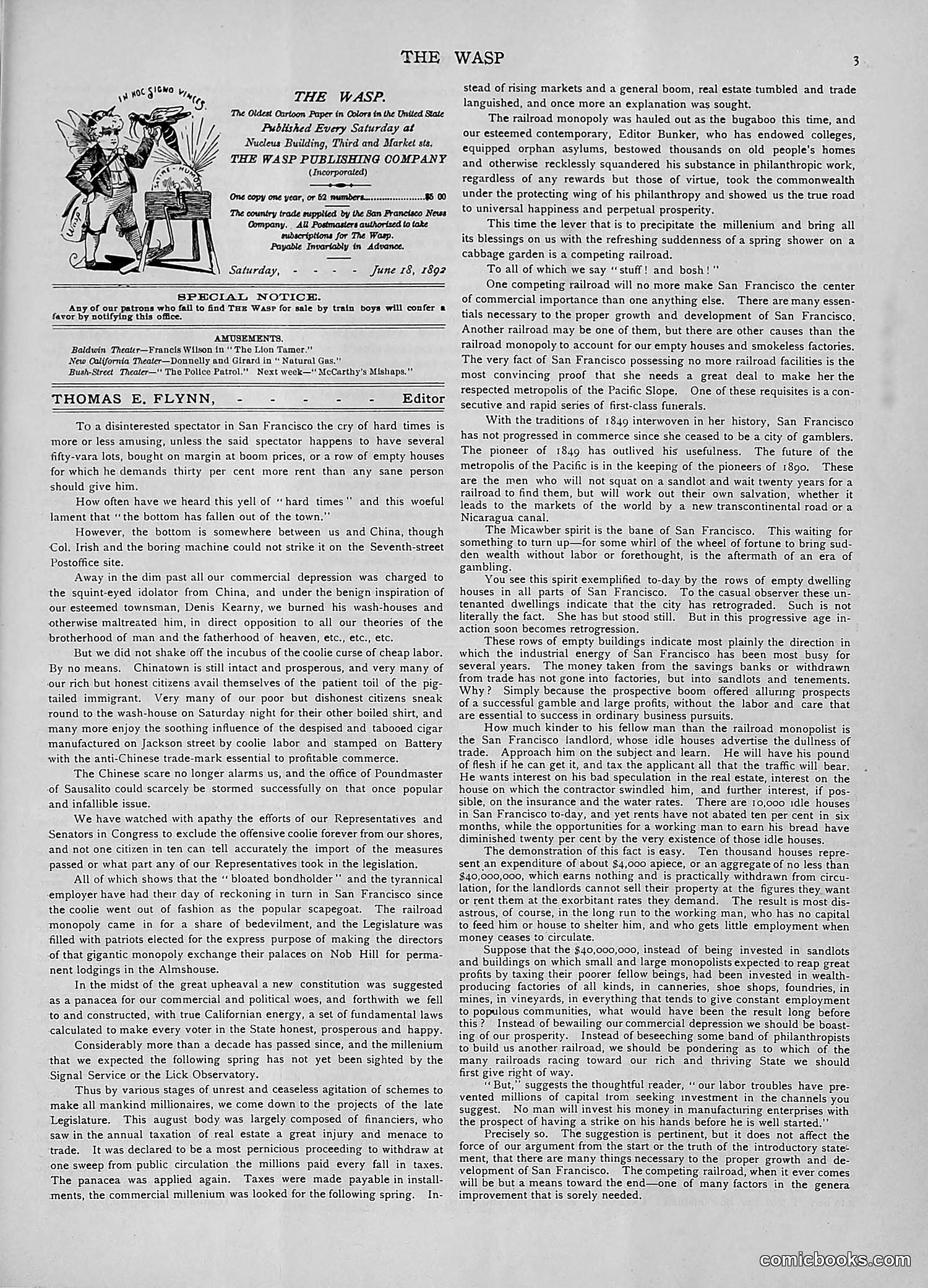 The Wasp — 1892 — page 510 of 542