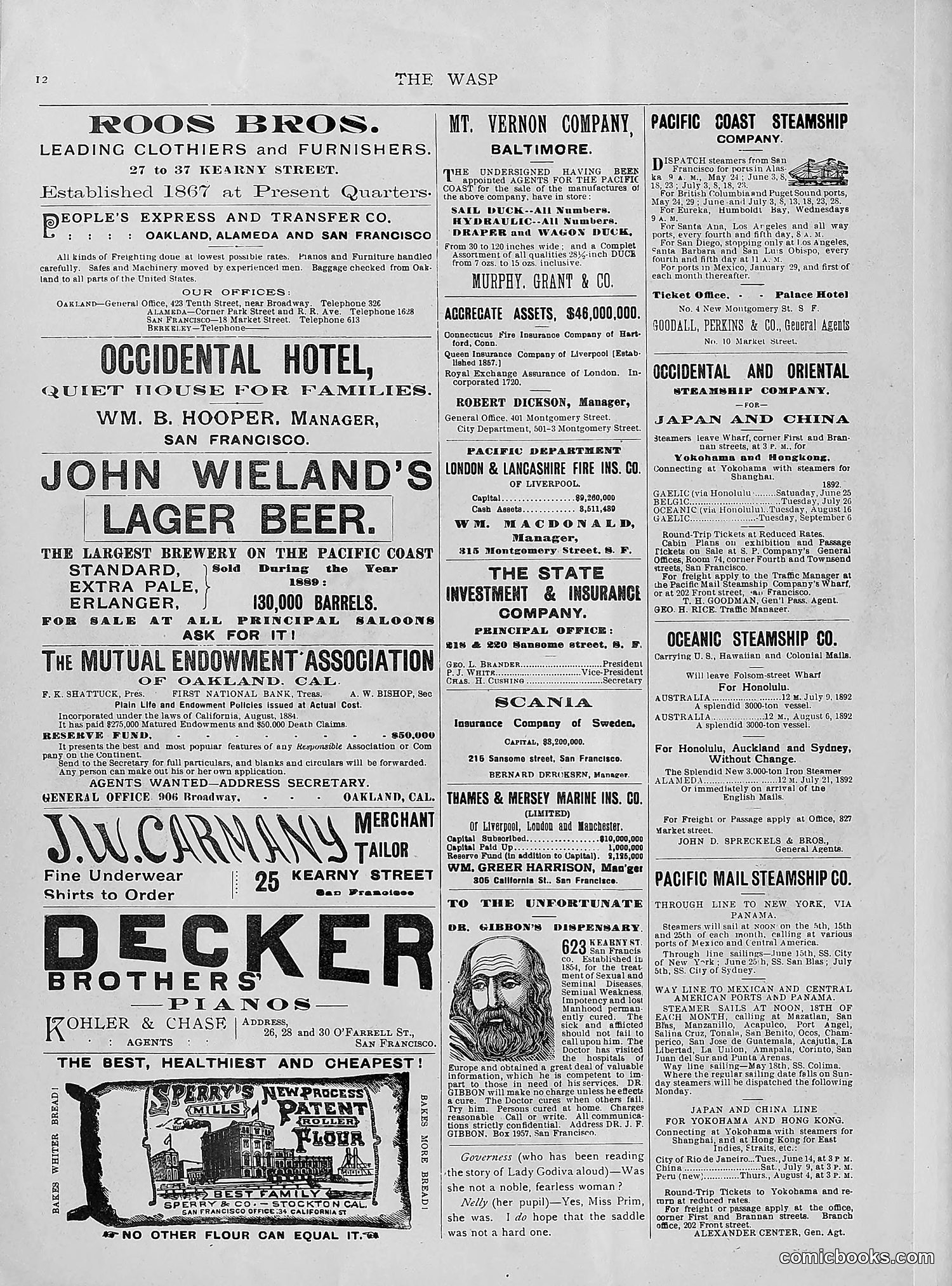 The Wasp — 1892 — page 541 of 542
