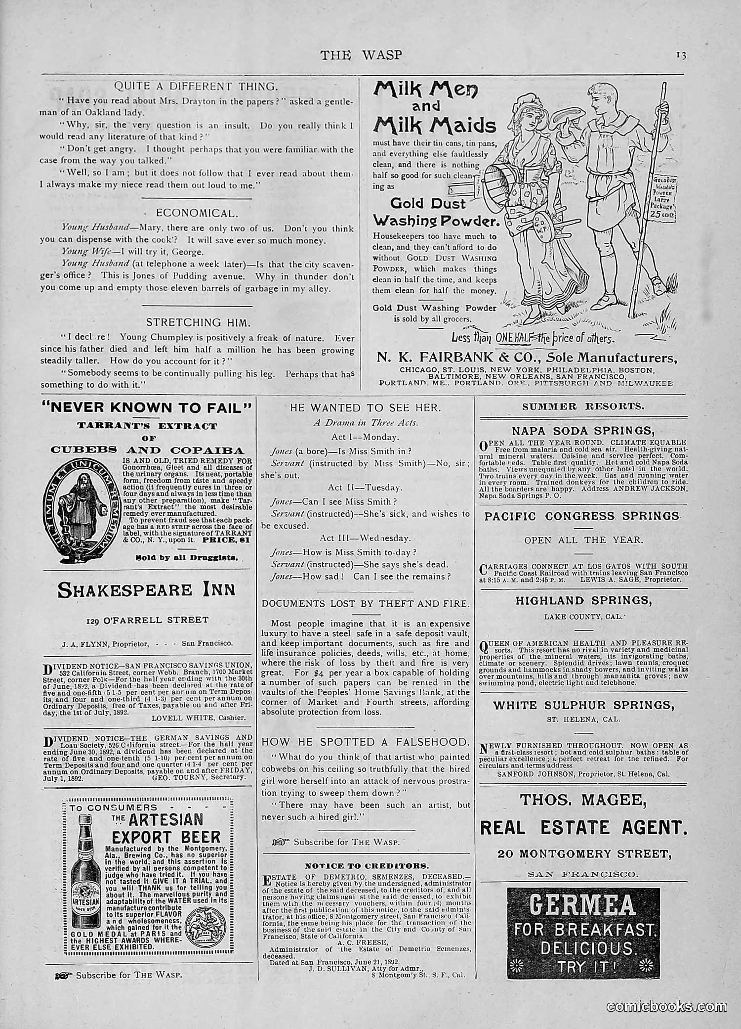 The Wasp — 1892 — page 542 of 542