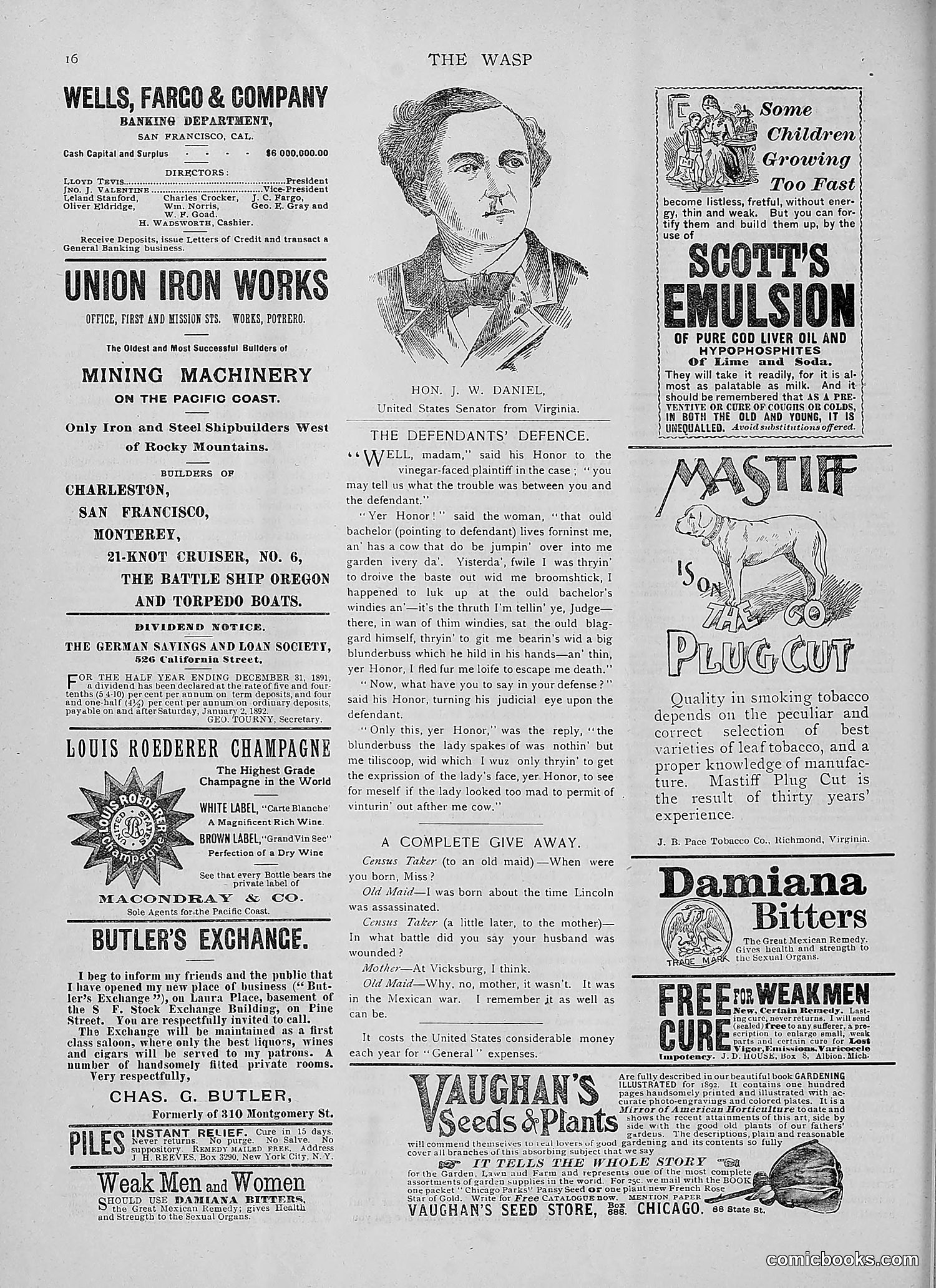 The Wasp — 1892 — page 85 of 542