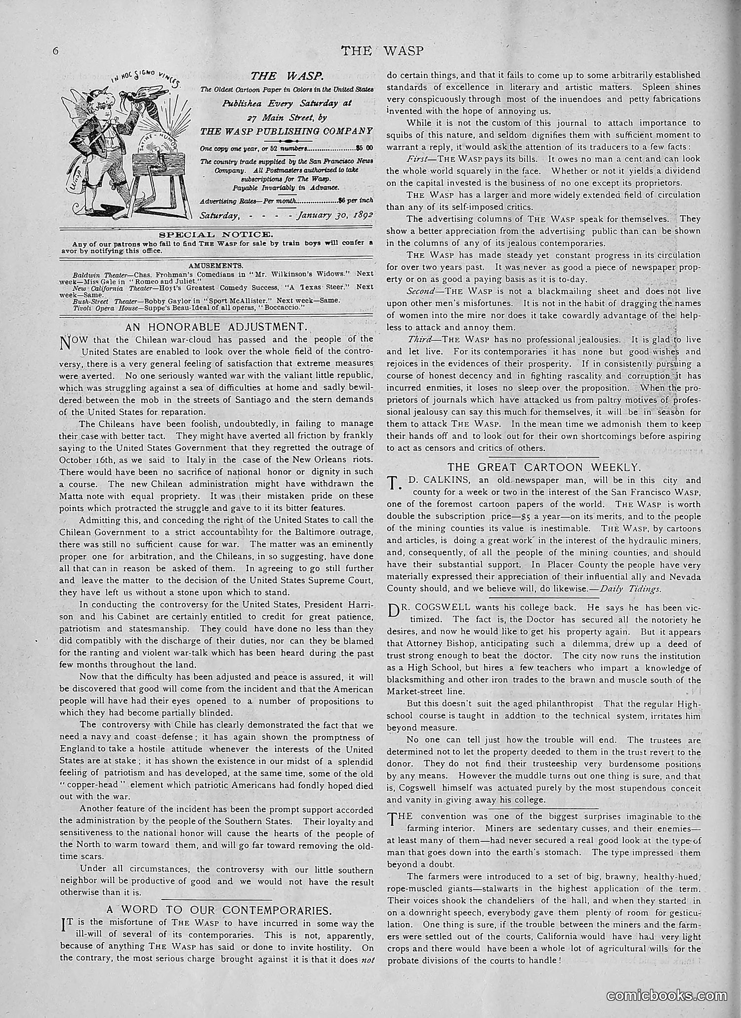 The Wasp — 1892 — page 97 of 542