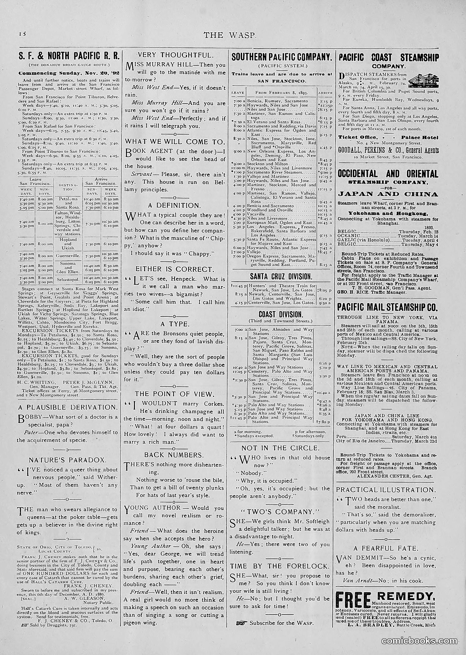 The Wasp — 1893 — page 147 of 514