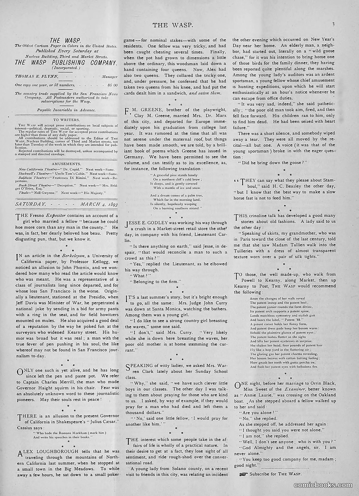The Wasp — 1893 — page 172 of 514