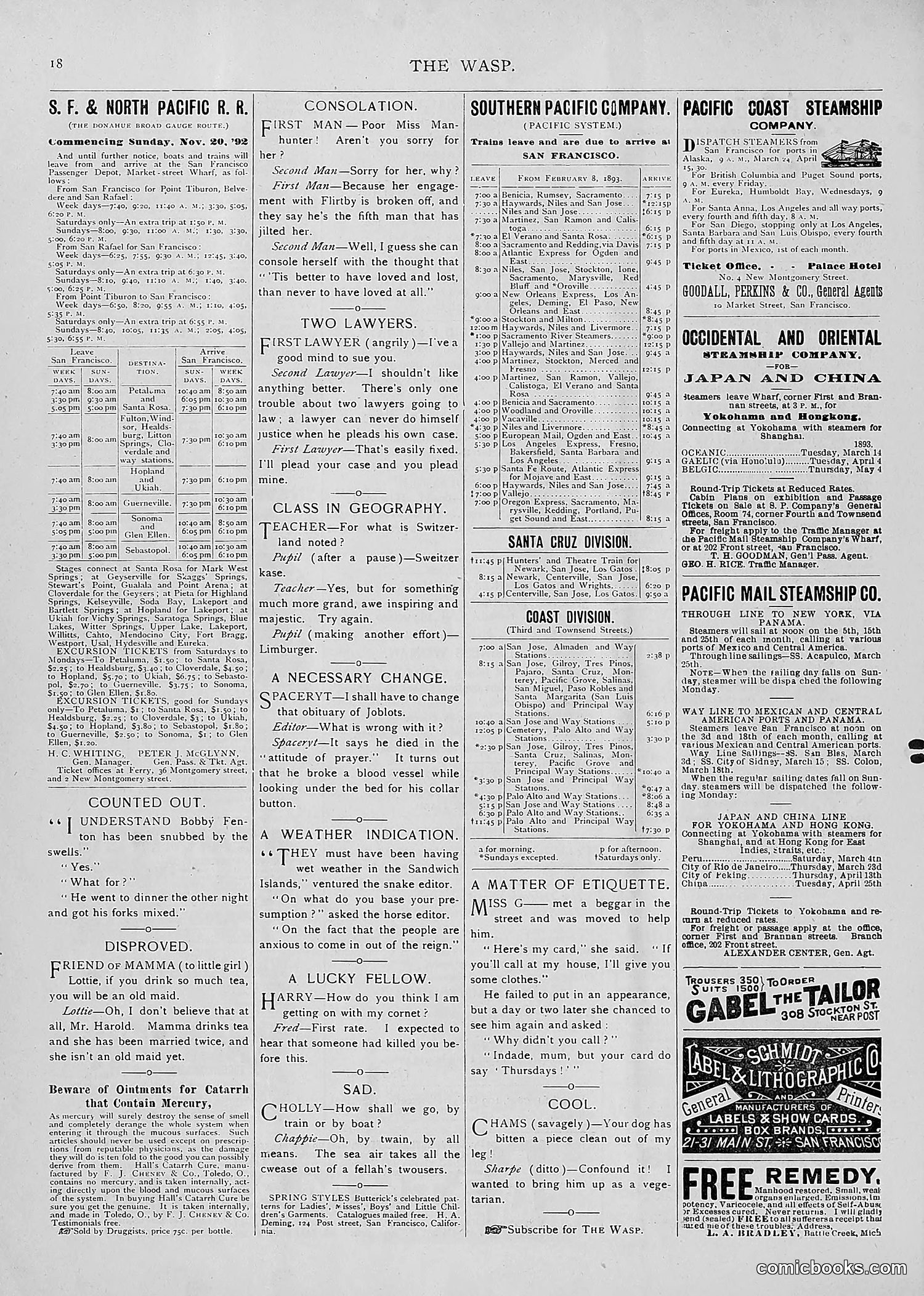 The Wasp — 1893 — page 187 of 514