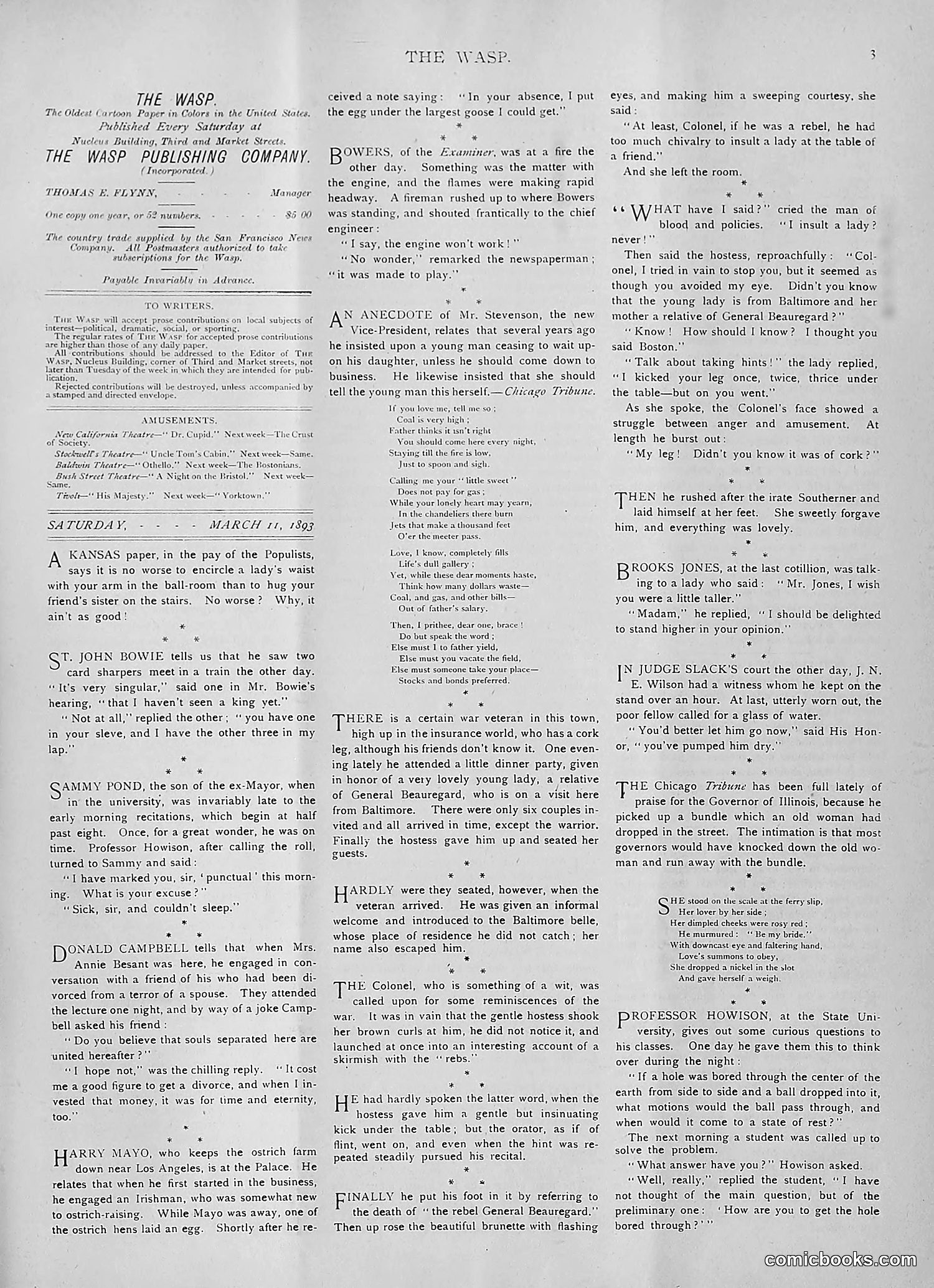 The Wasp — 1893 — page 192 of 514