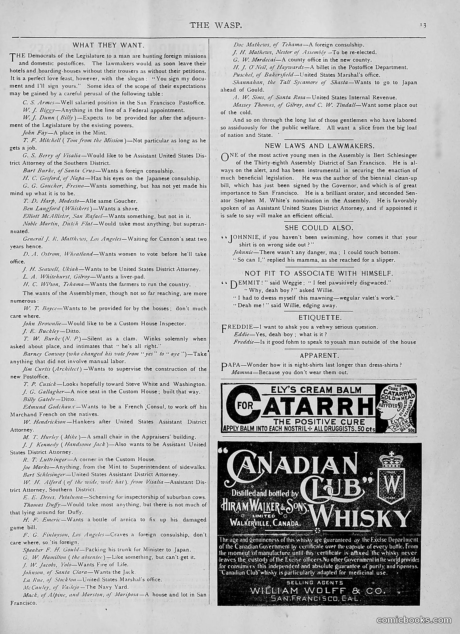 The Wasp — 1893 — page 202 of 514