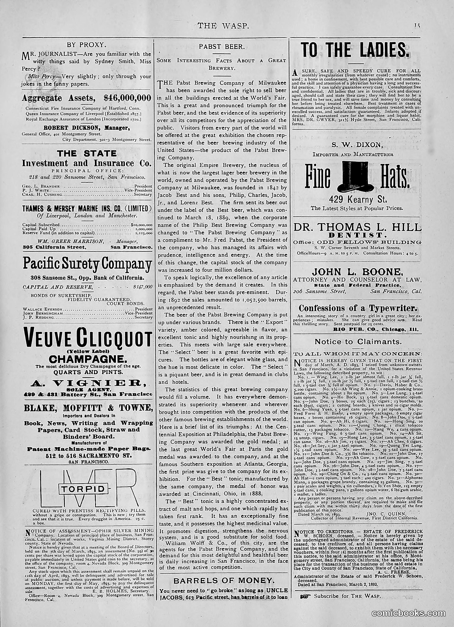 The Wasp — 1893 — page 204 of 514