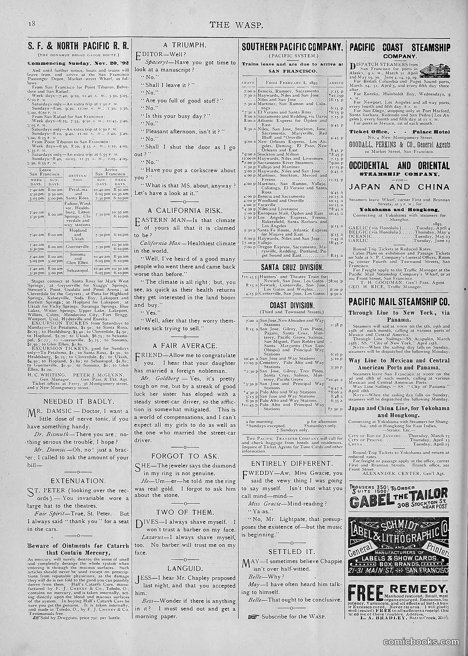 The Wasp — 1893 — page 249 of 514