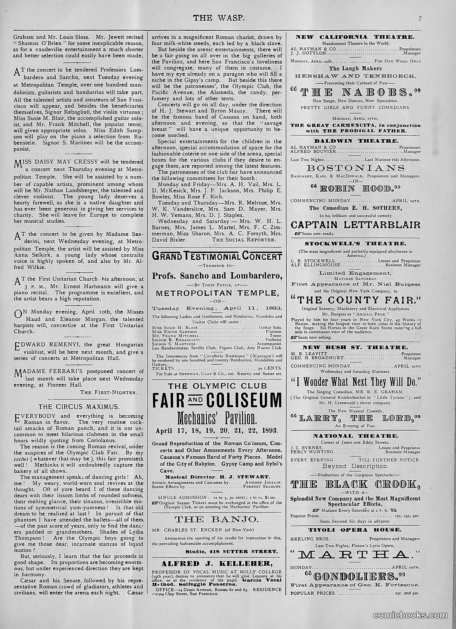 The Wasp — 1893 — page 280 of 514
