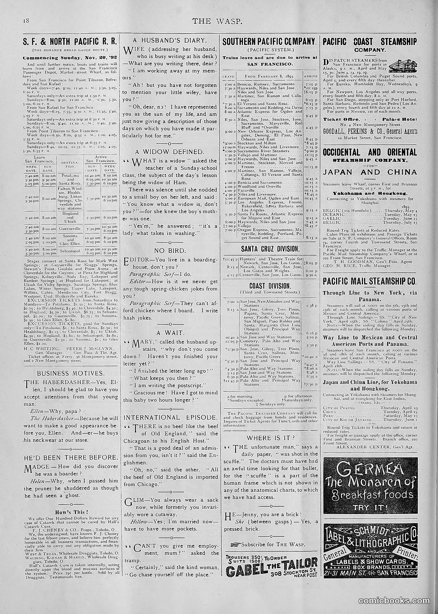 The Wasp — 1893 — page 291 of 514