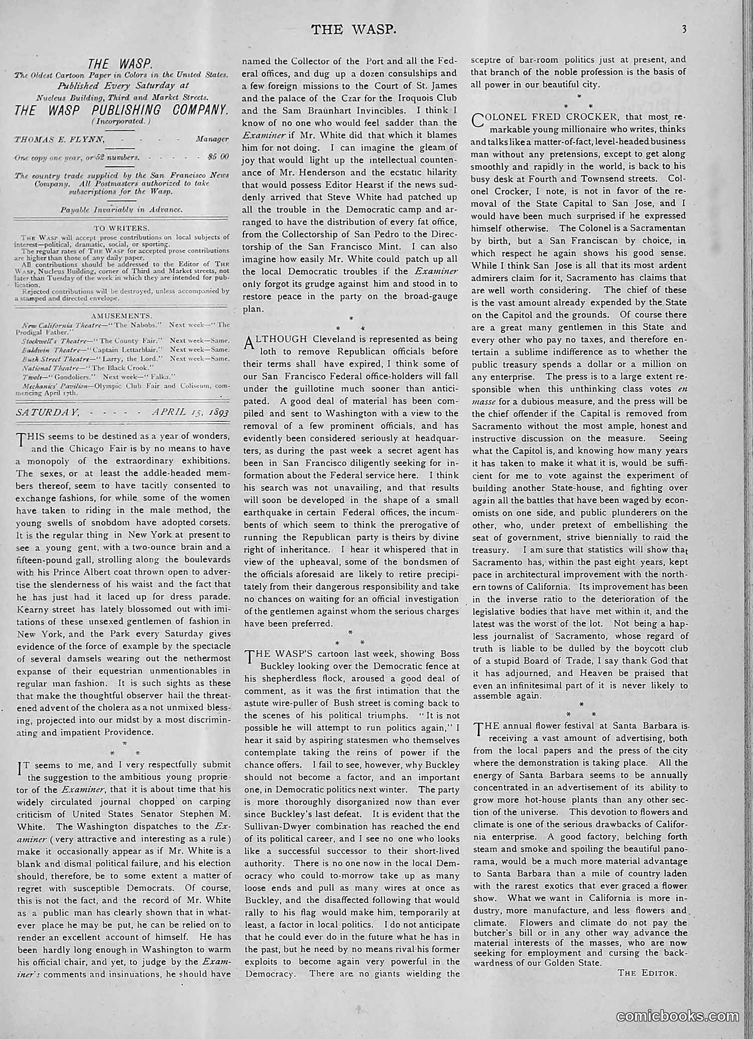The Wasp — 1893 — page 296 of 514