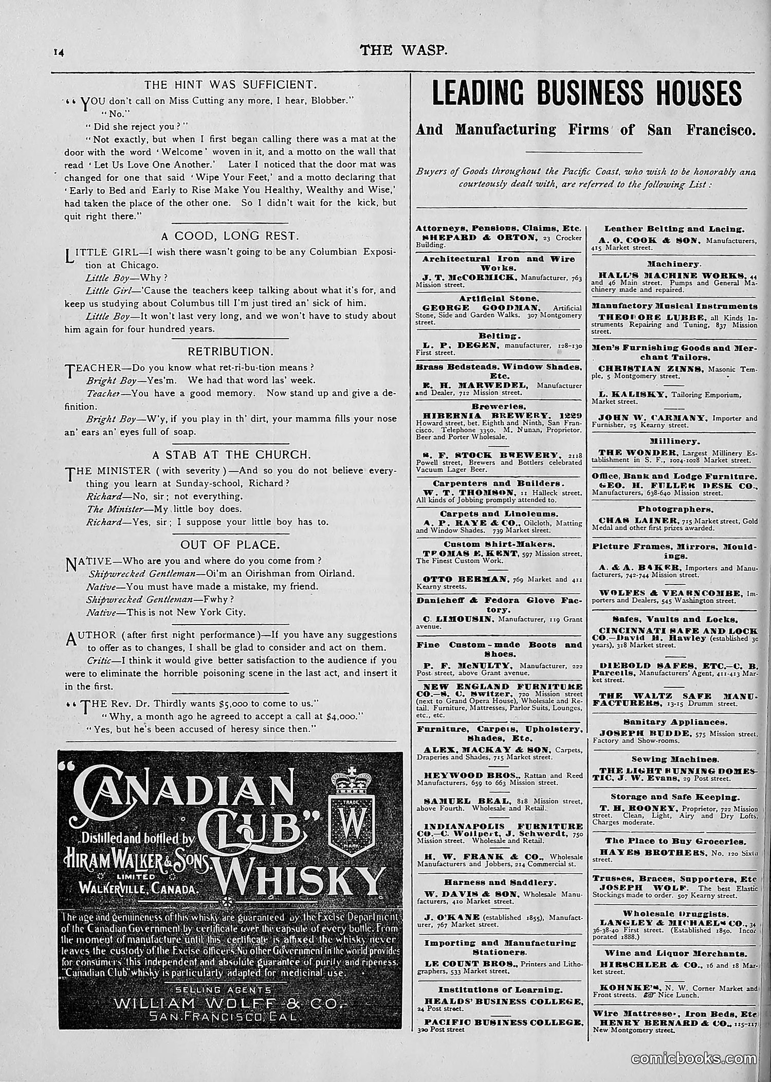 The Wasp — 1893 — page 309 of 514