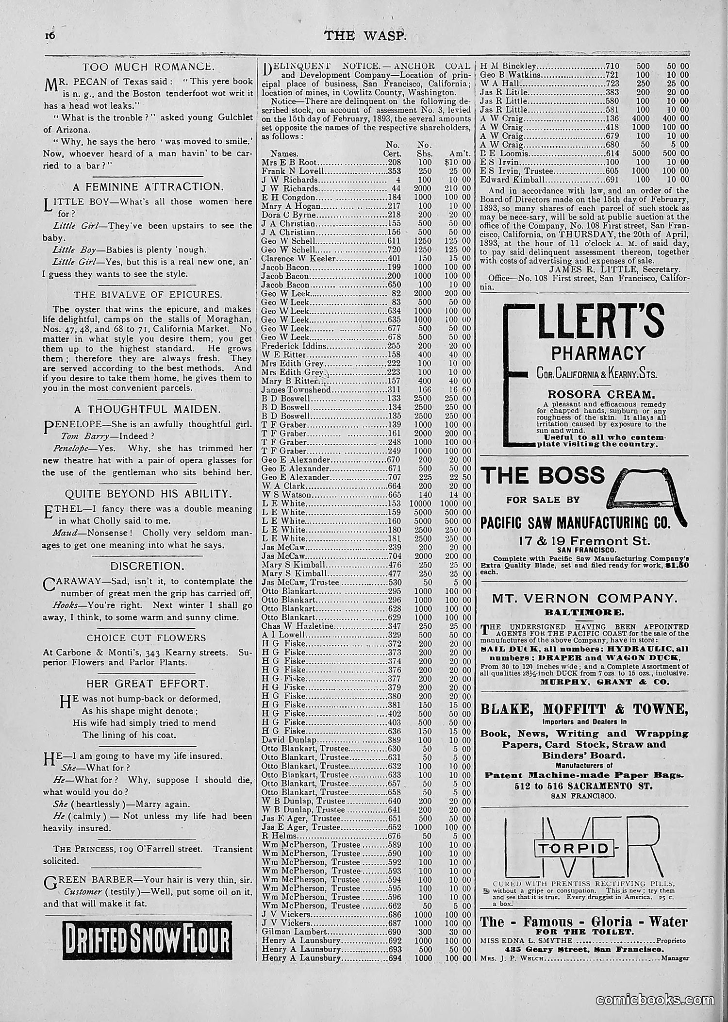 The Wasp — 1893 — page 311 of 514