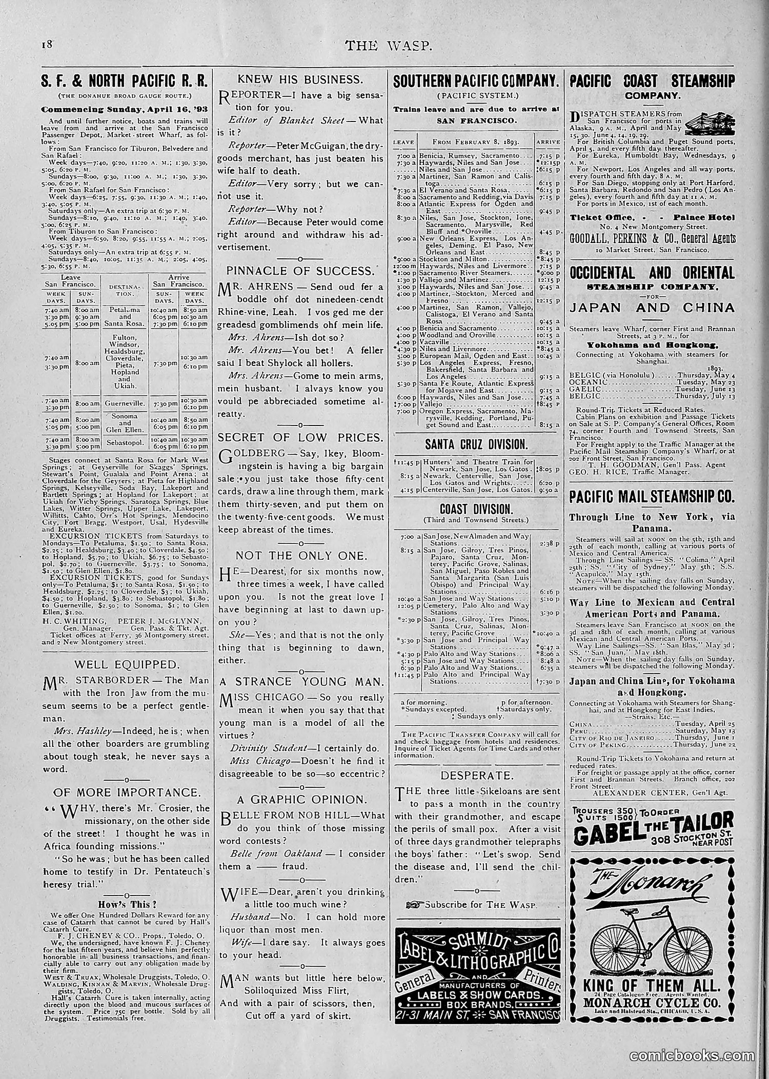 The Wasp — 1893 — page 331 of 514