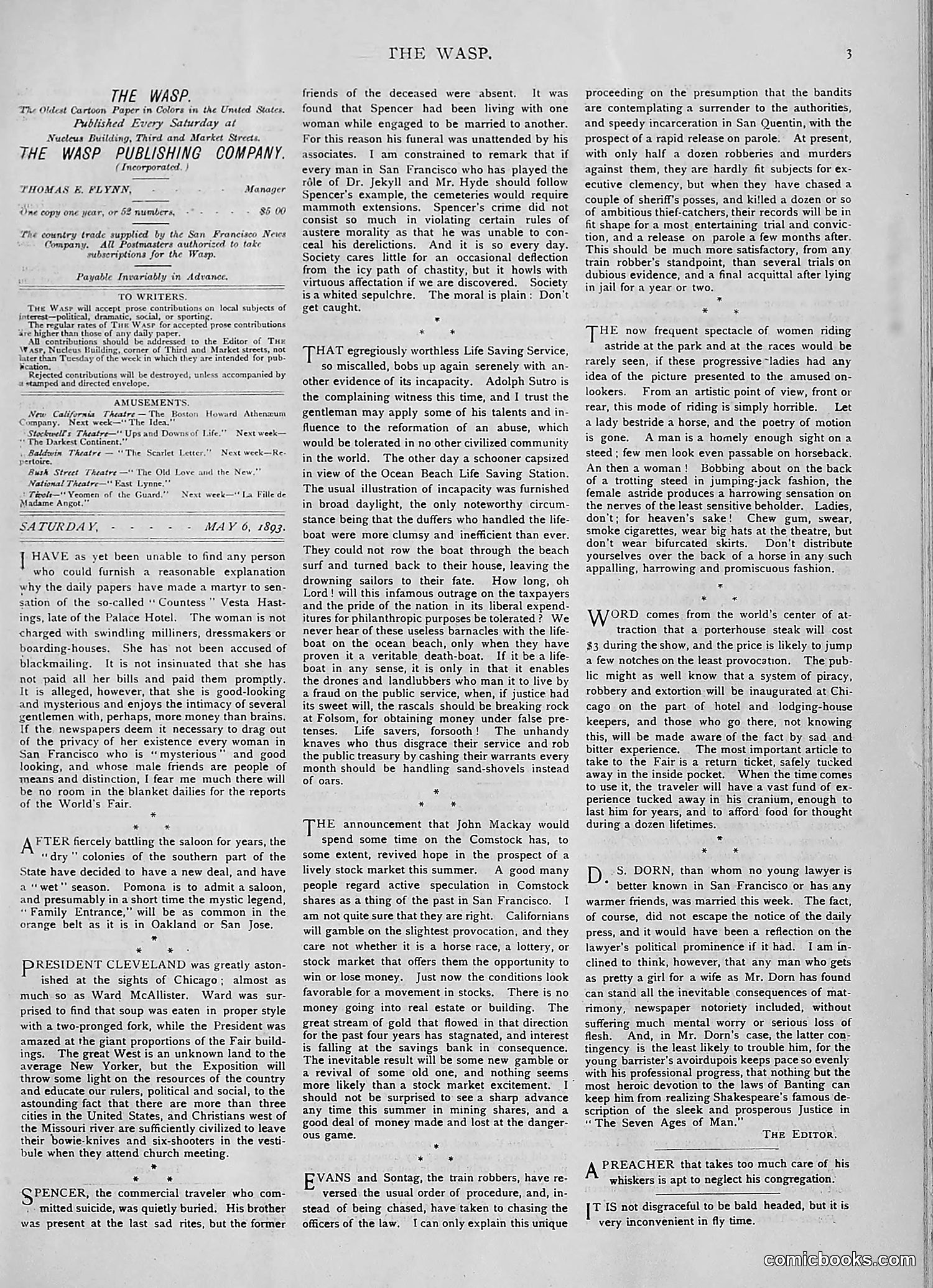 The Wasp — 1893 — page 356 of 514