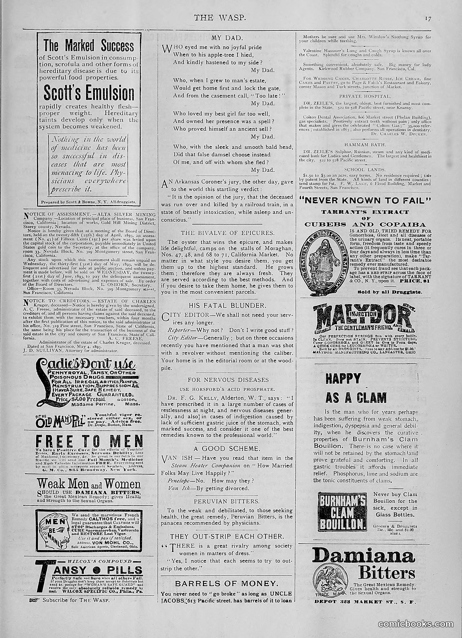The Wasp — 1893 — page 414 of 514