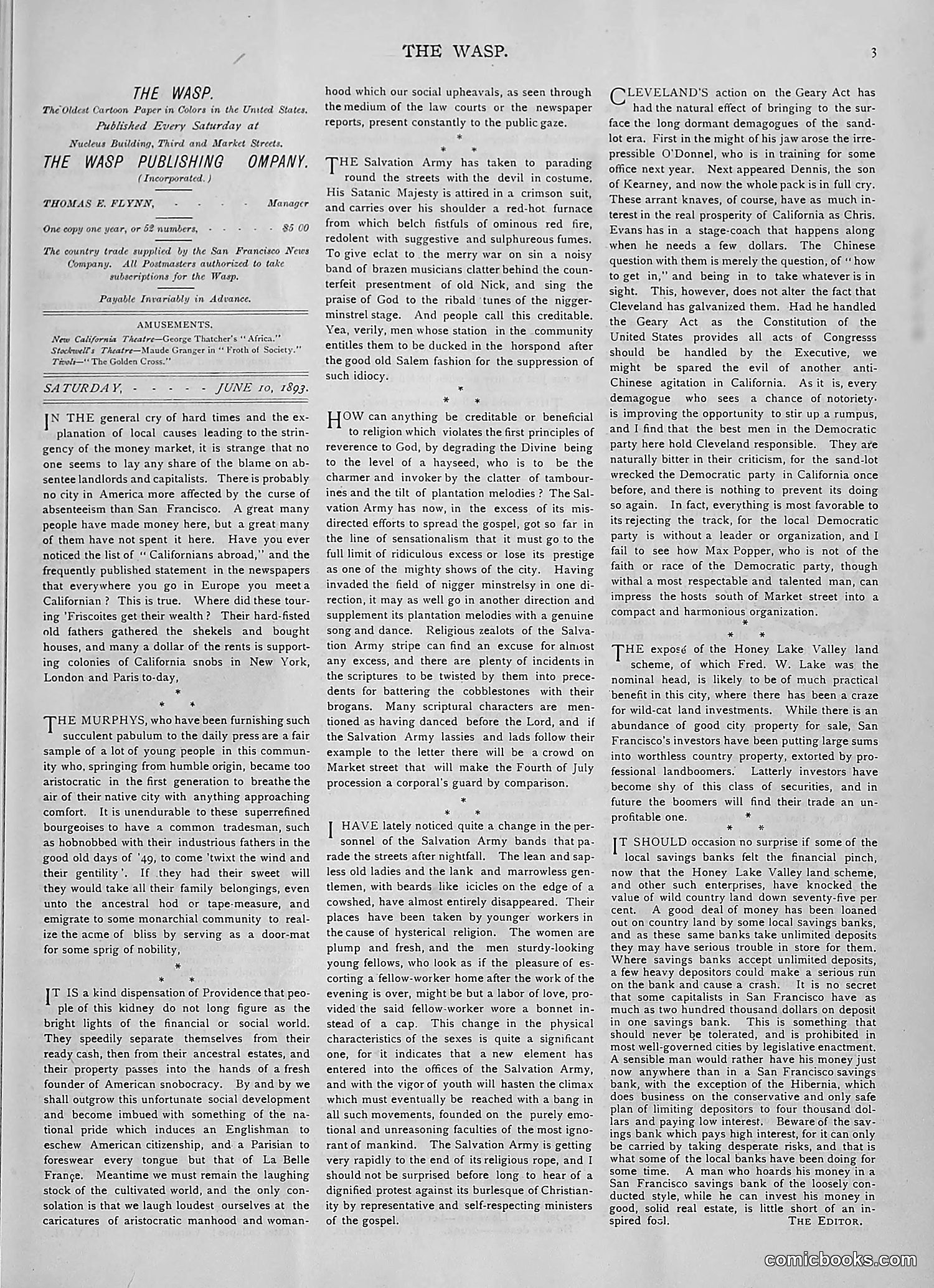 The Wasp — 1893 — page 462 of 514