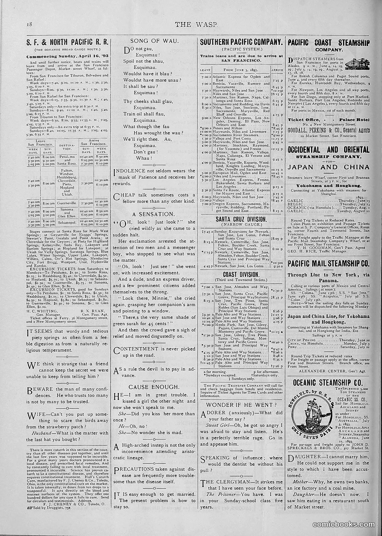 The Wasp — 1893 — page 477 of 514