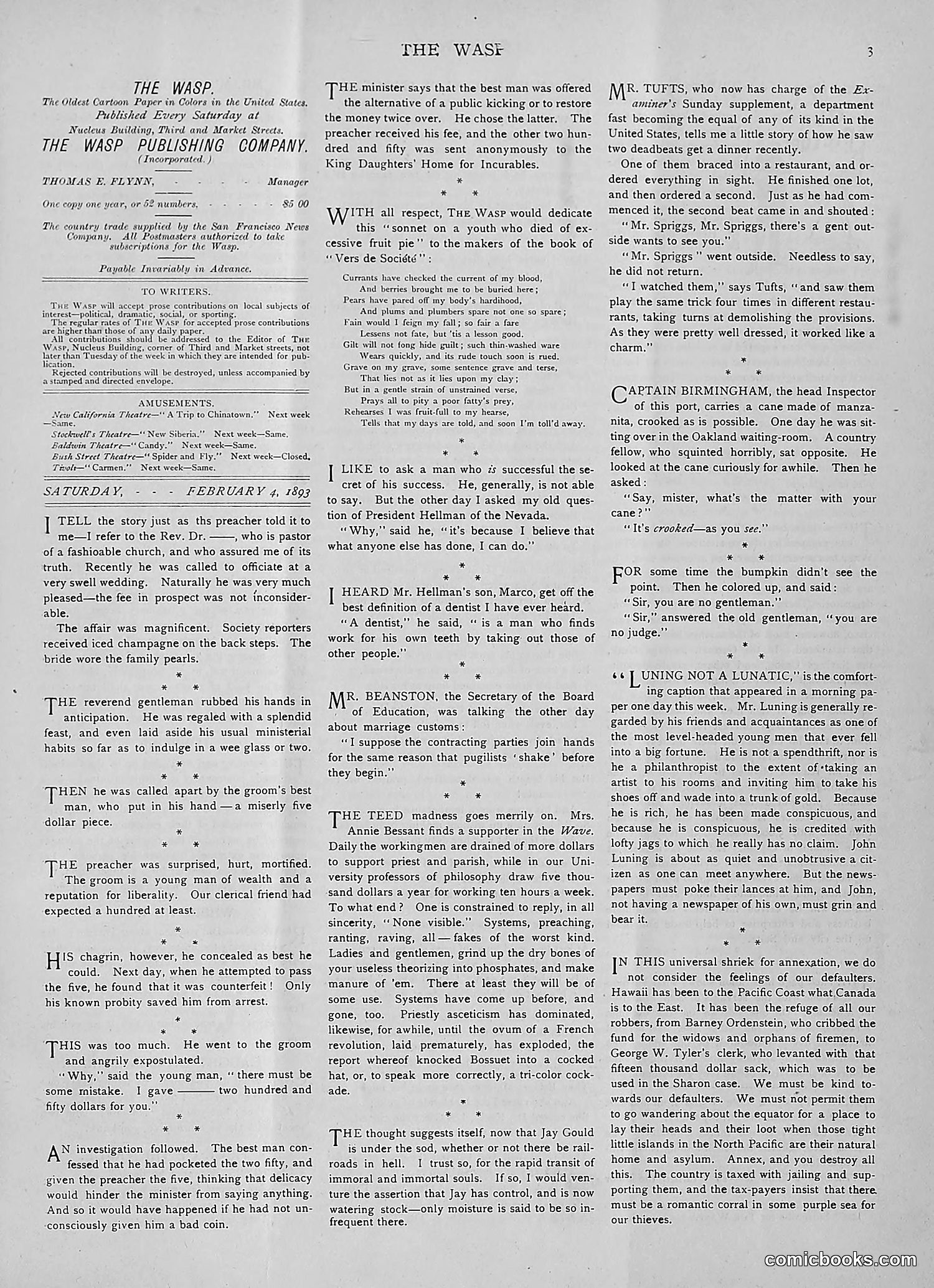 The Wasp — 1893 — page 92 of 514