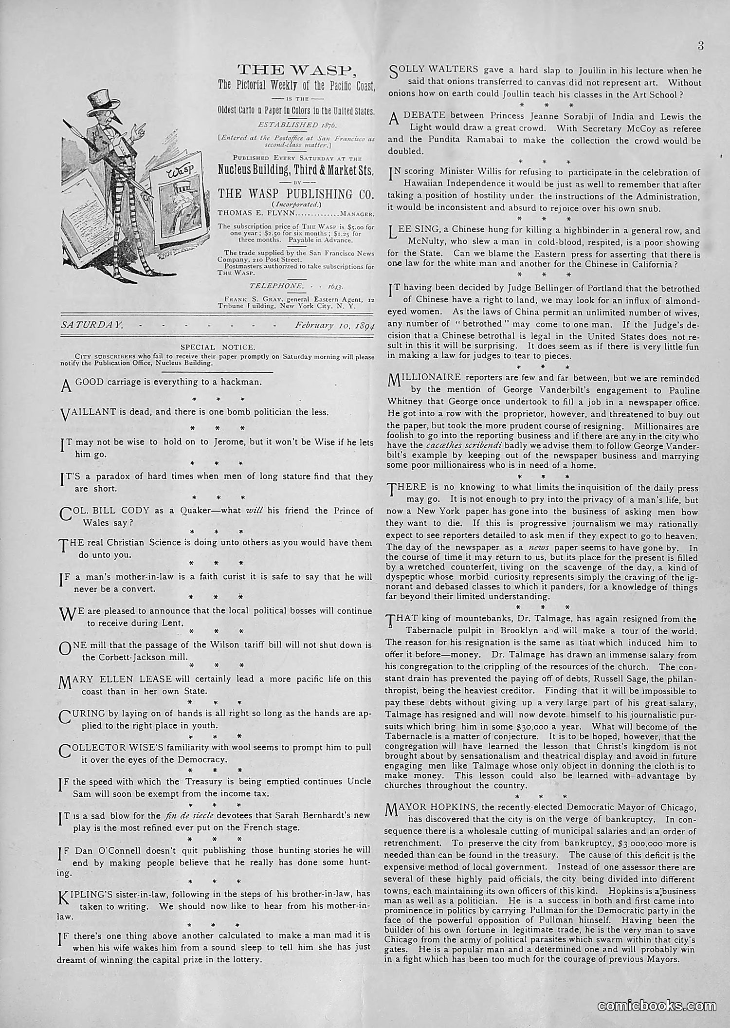 The Wasp — 1894 — page 114 of 552