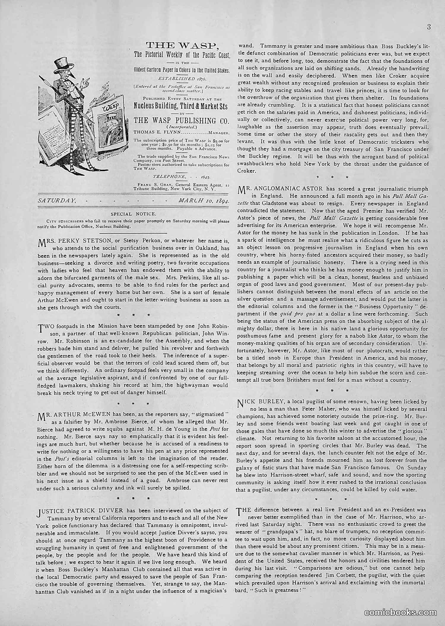 The Wasp — 1894 — page 198 of 552