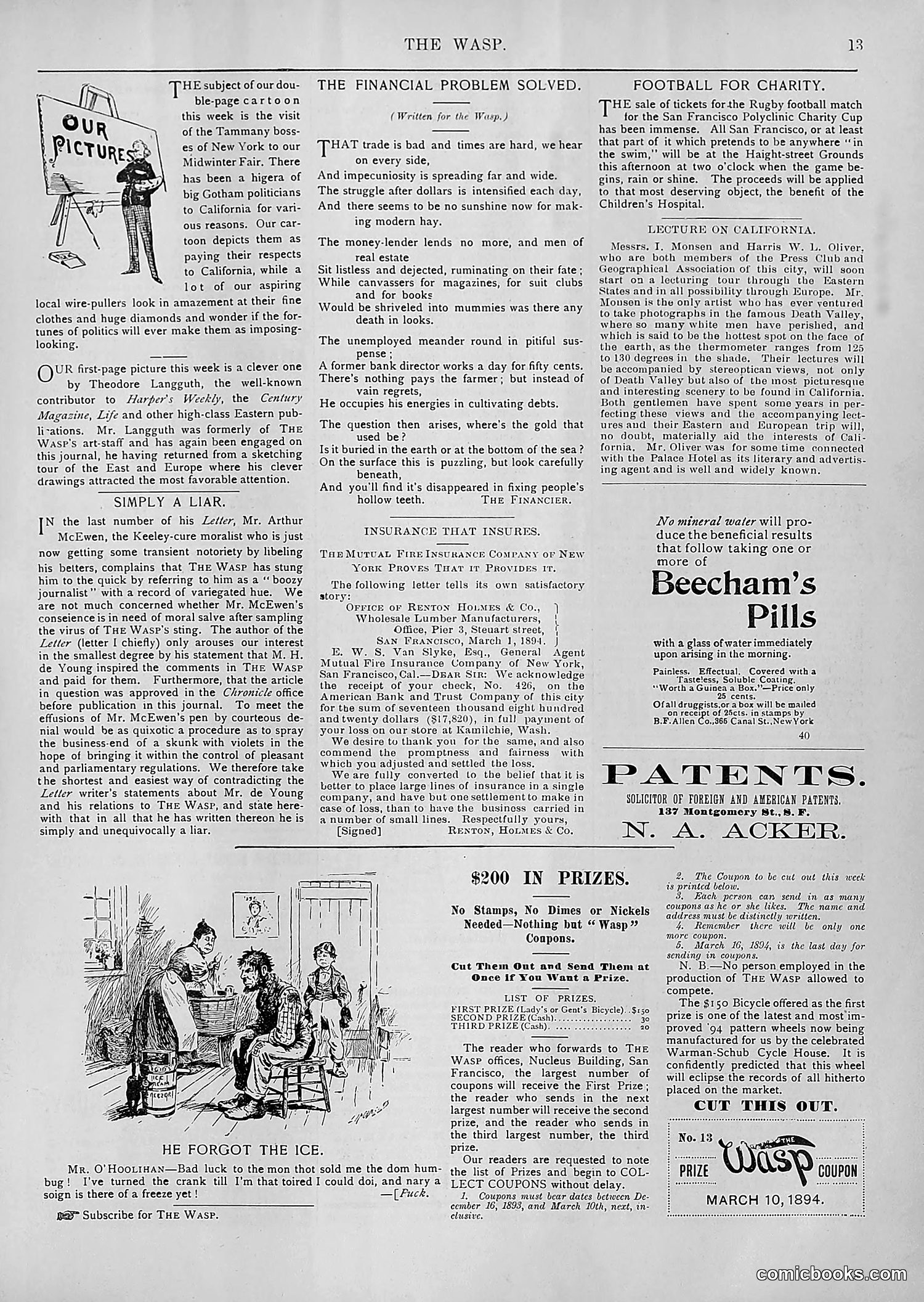 The Wasp — 1894 — page 208 of 552