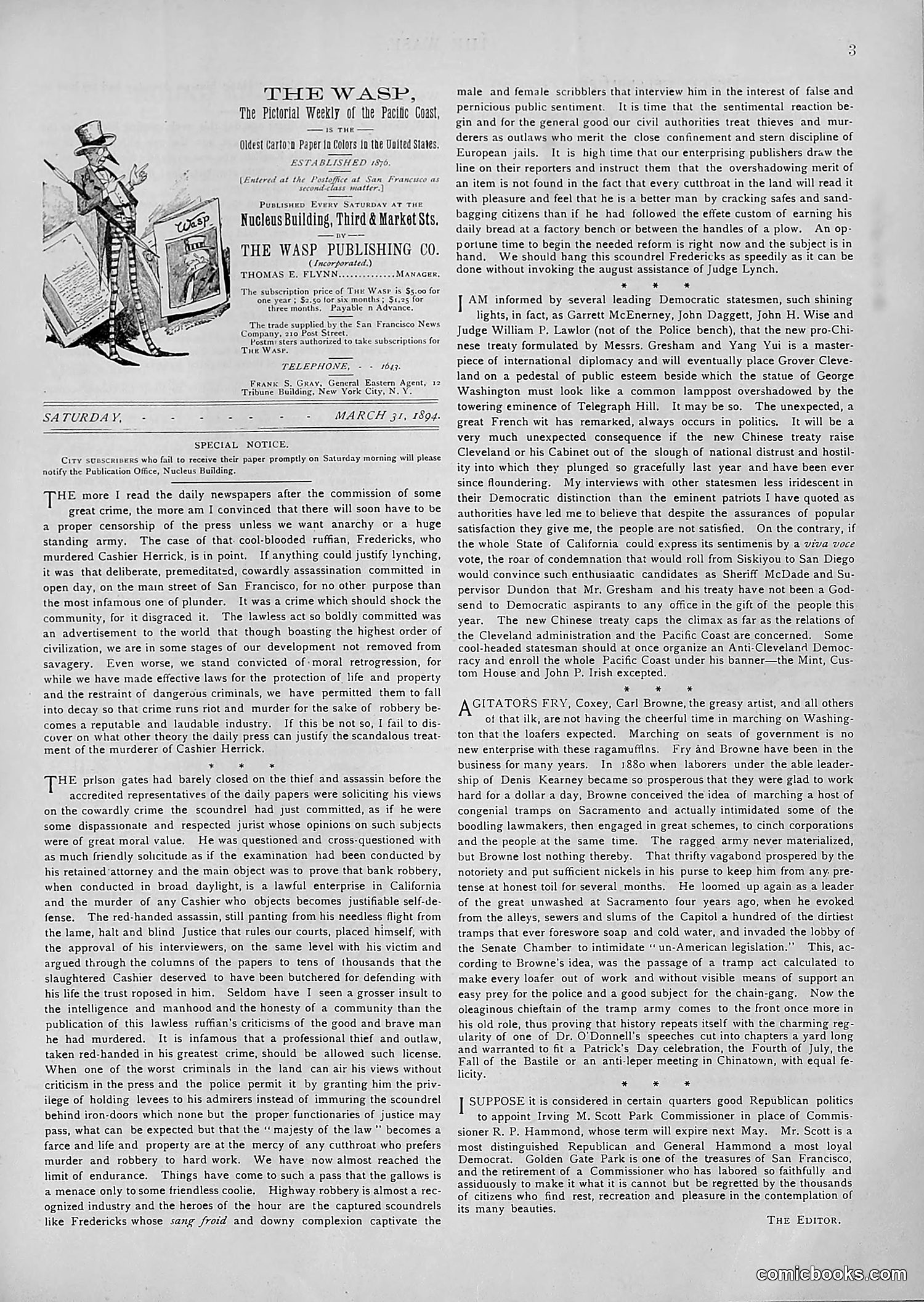 The Wasp — 1894 — page 258 of 552