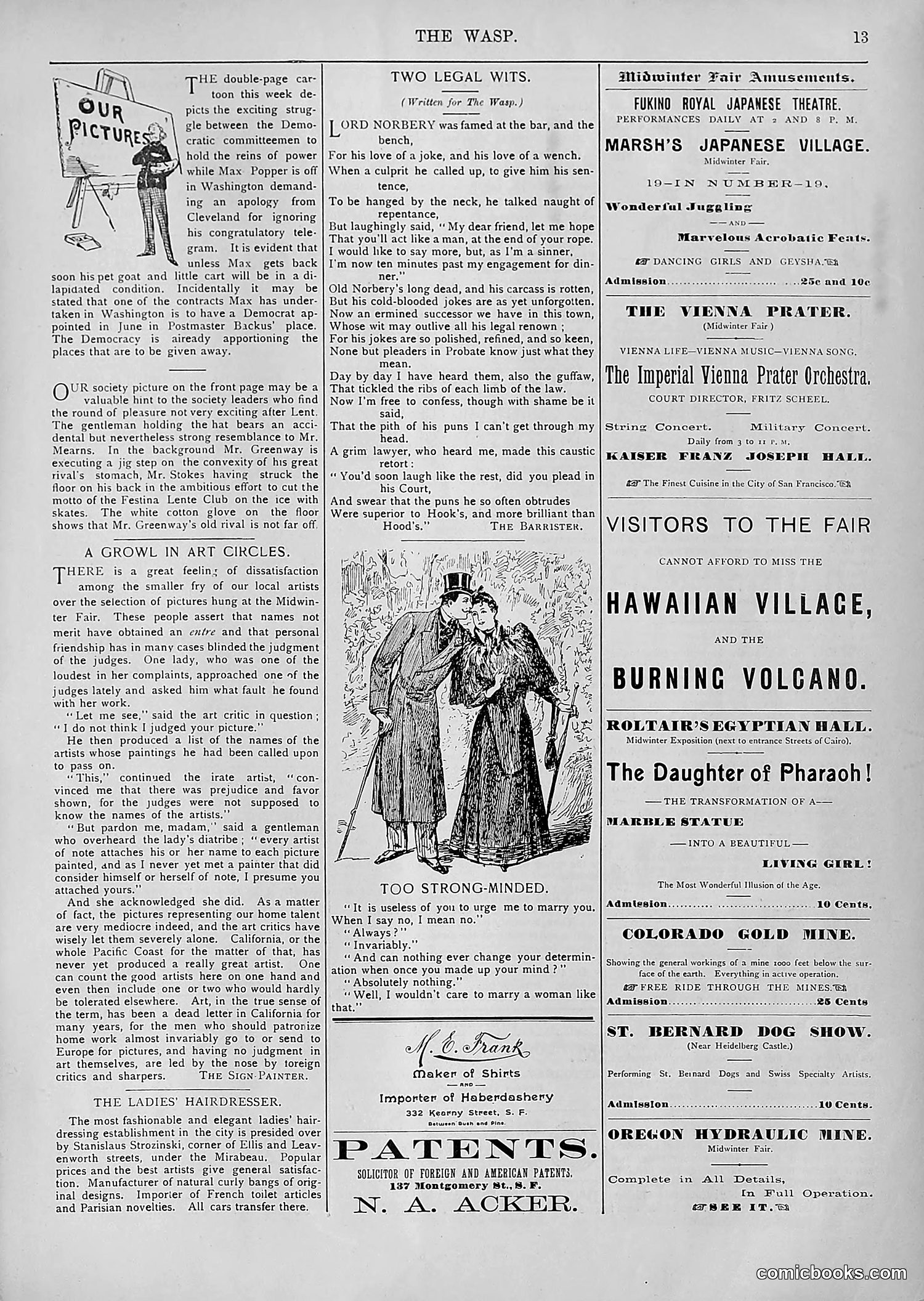 The Wasp — 1894 — page 288 of 552