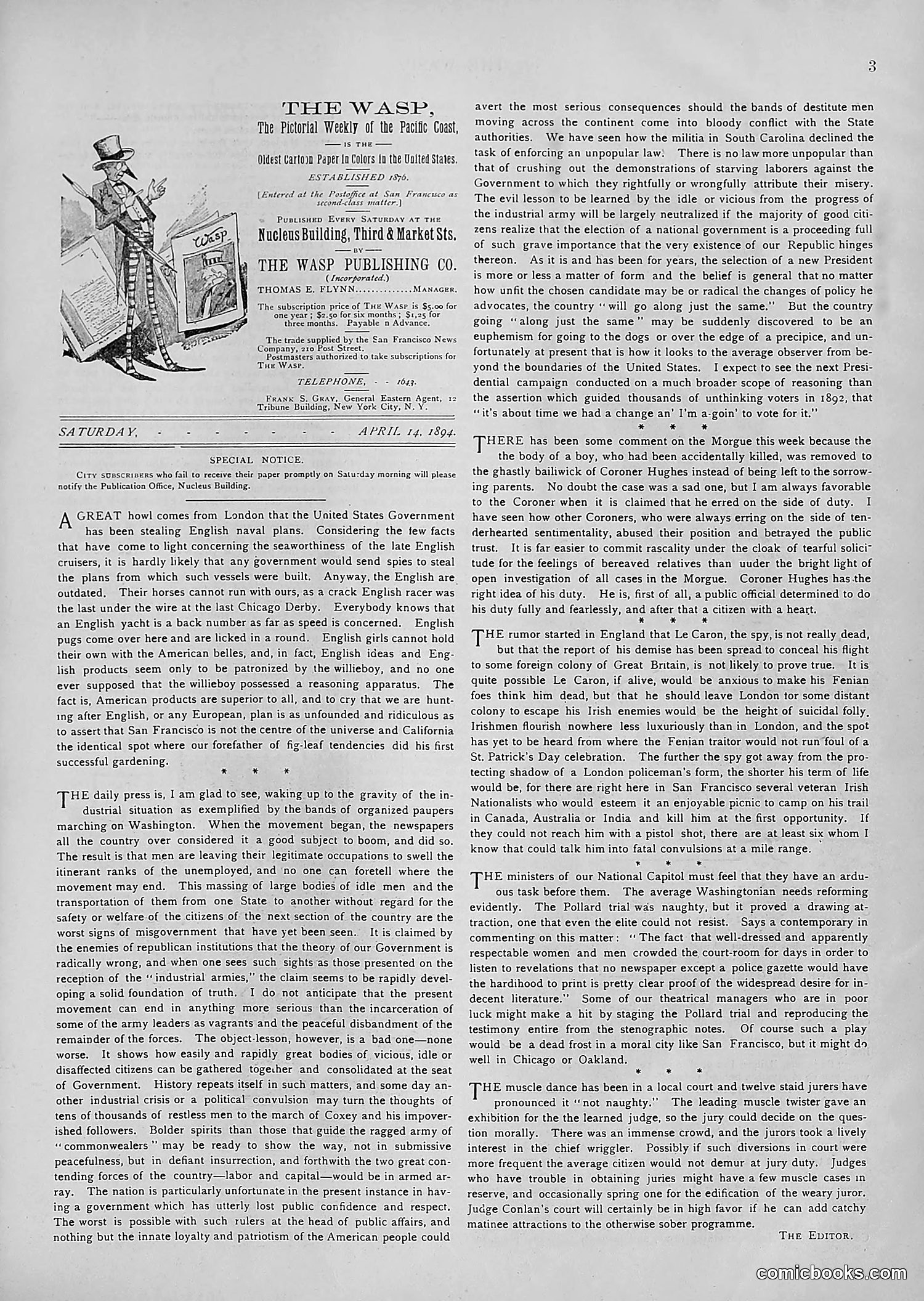 The Wasp — 1894 — page 298 of 552