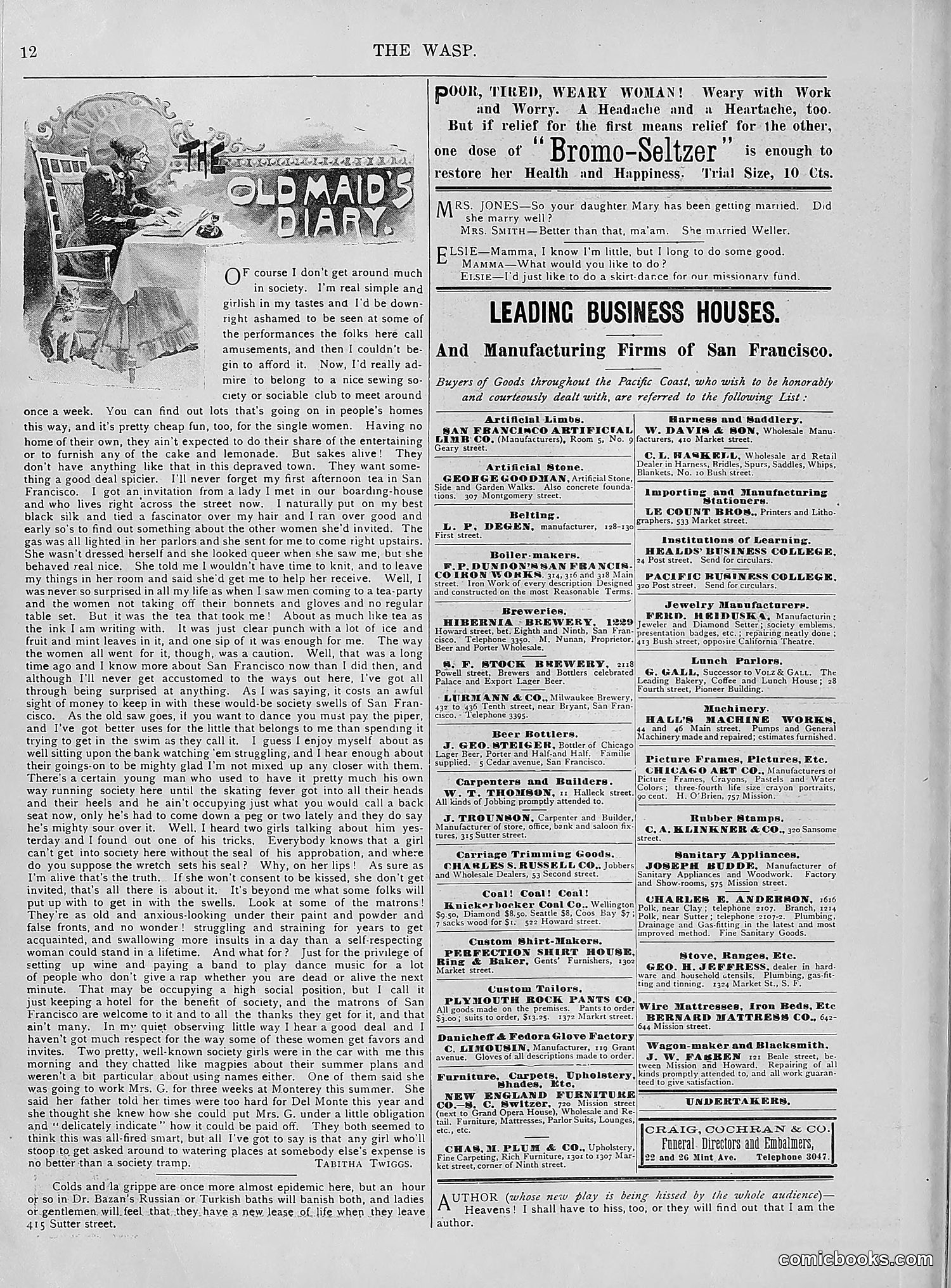 The Wasp — 1894 — page 307 of 552