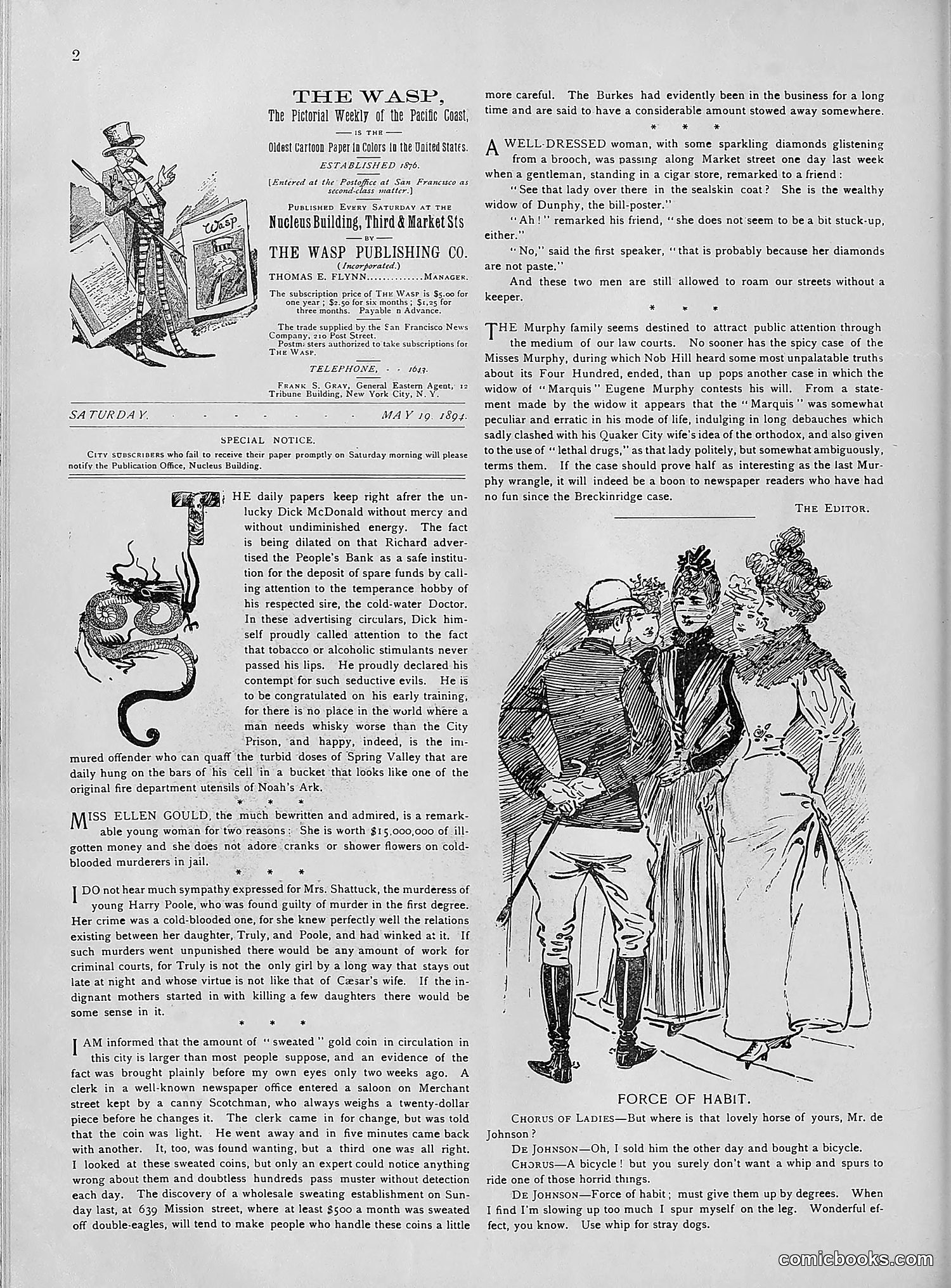 The Wasp — 1894 — page 401 of 552