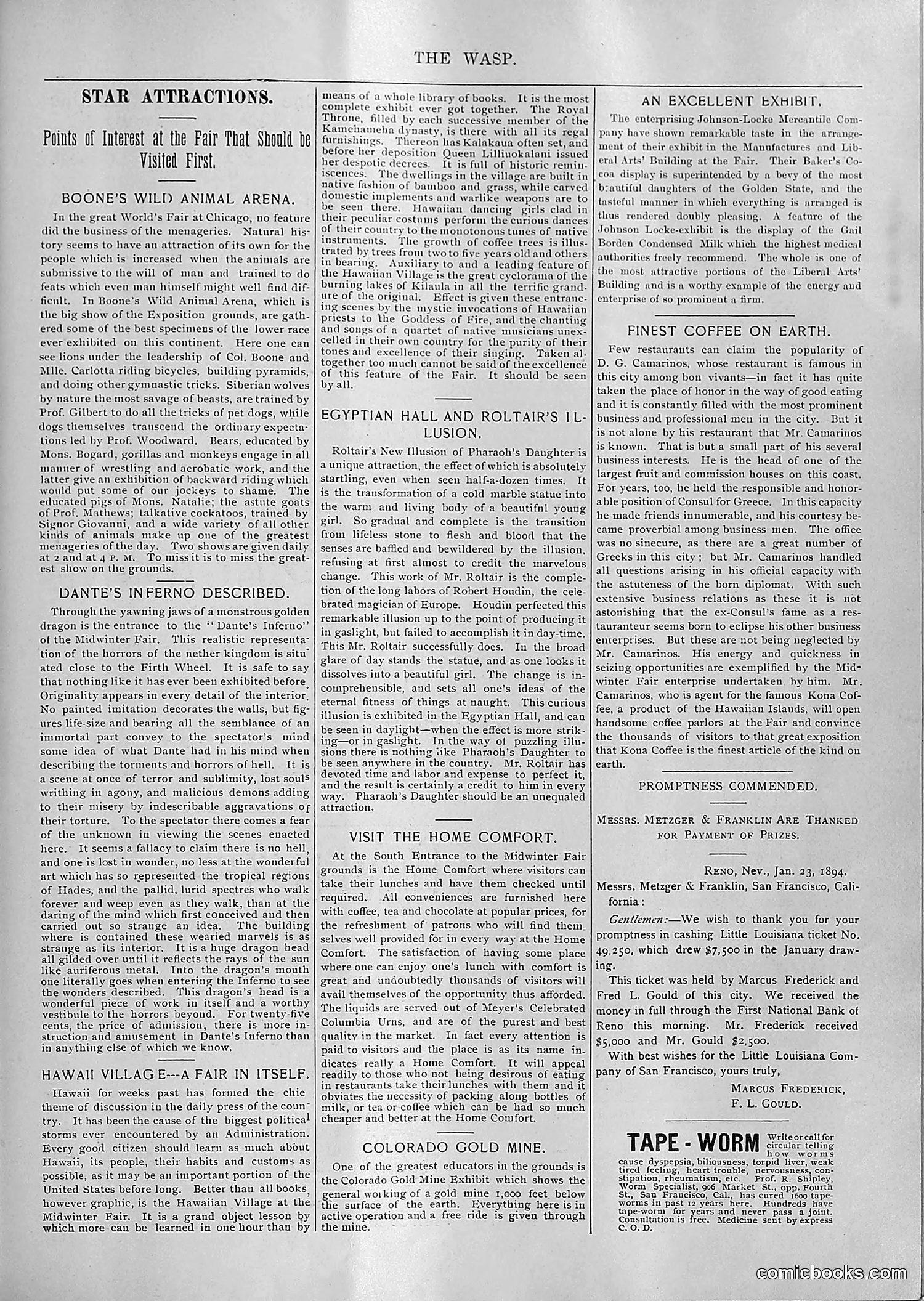 The Wasp — 1894 — page 82 of 552