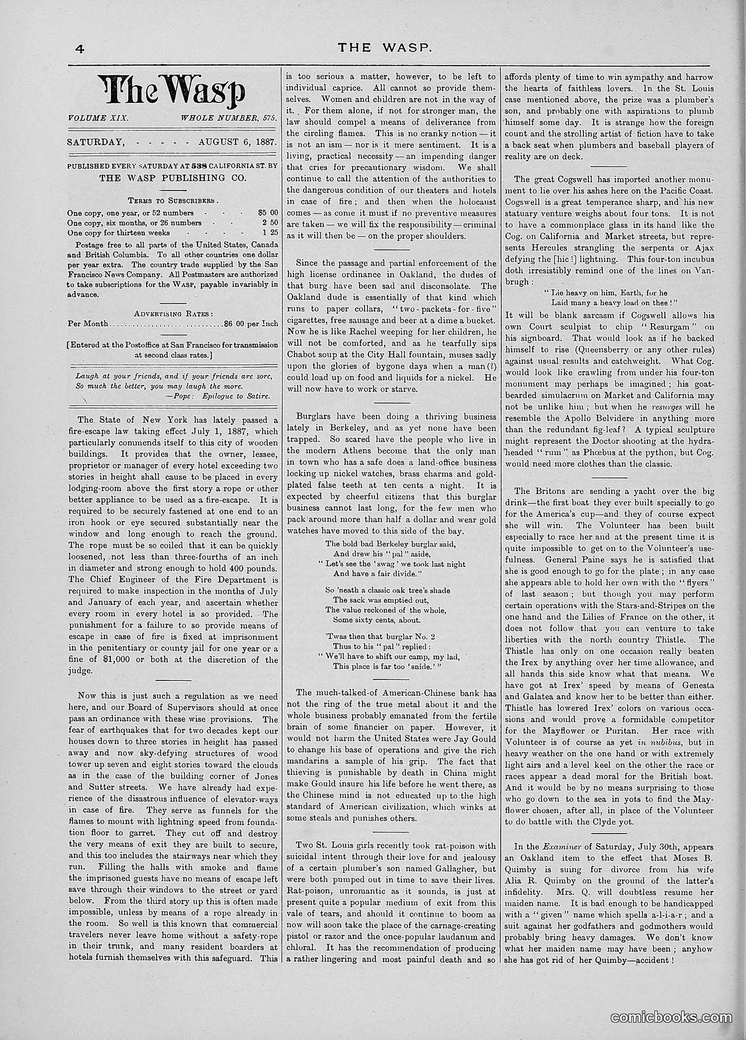 The Wasp — 1887 — page 107 of 512