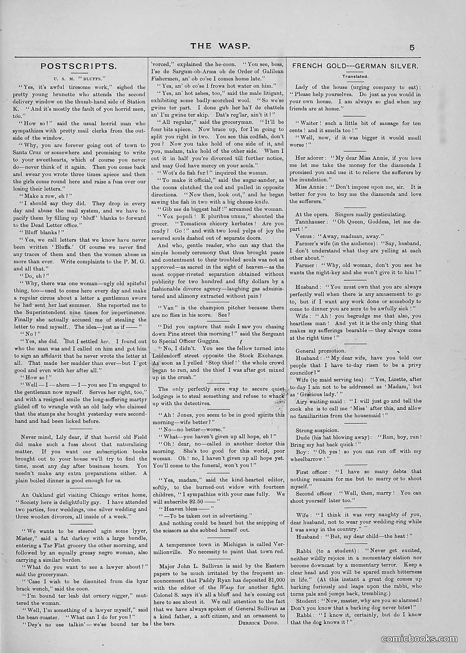 The Wasp — 1887 — page 108 of 512