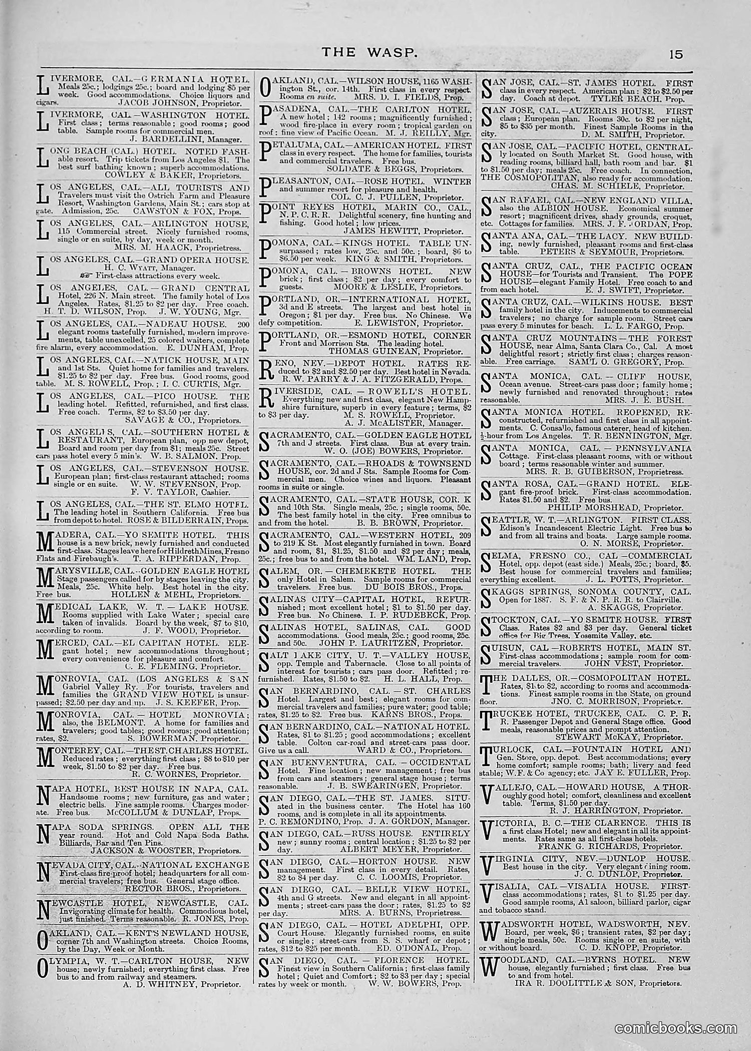 The Wasp — 1887 — page 118 of 512
