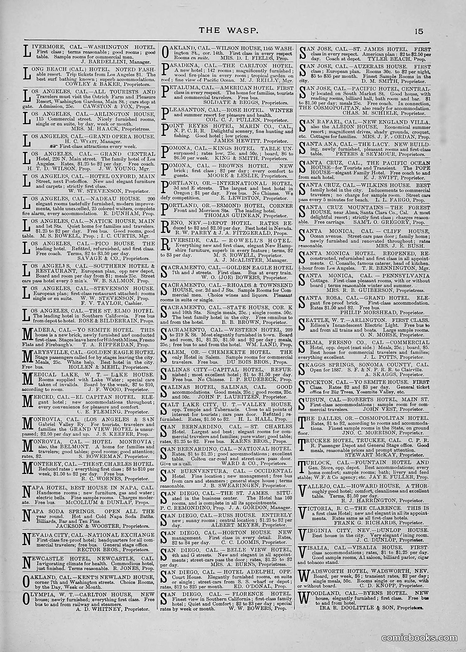 The Wasp — 1887 — page 138 of 512
