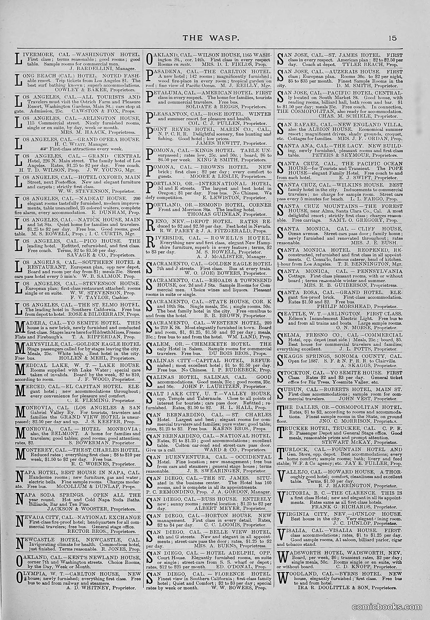The Wasp — 1887 — page 156 of 512