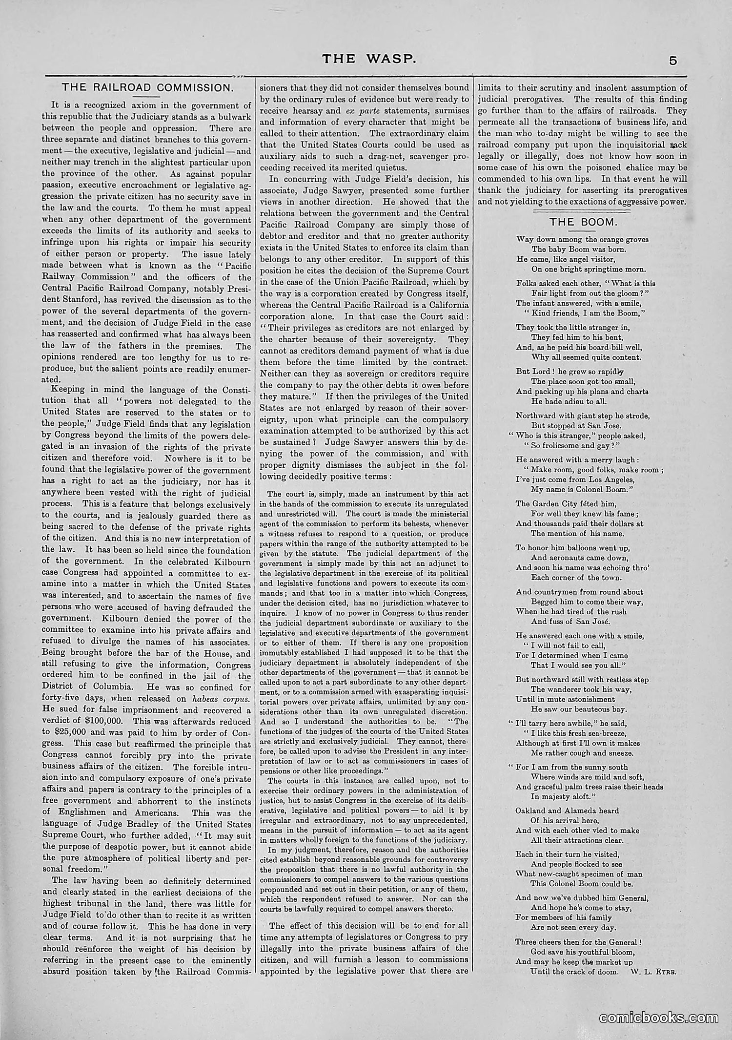 The Wasp — 1887 — page 182 of 512