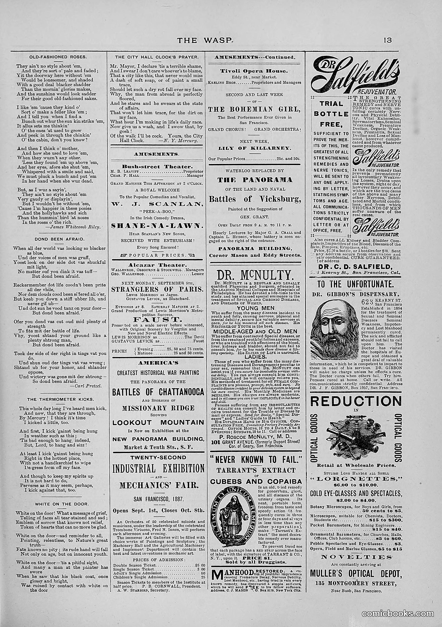 The Wasp — 1887 — page 186 of 512