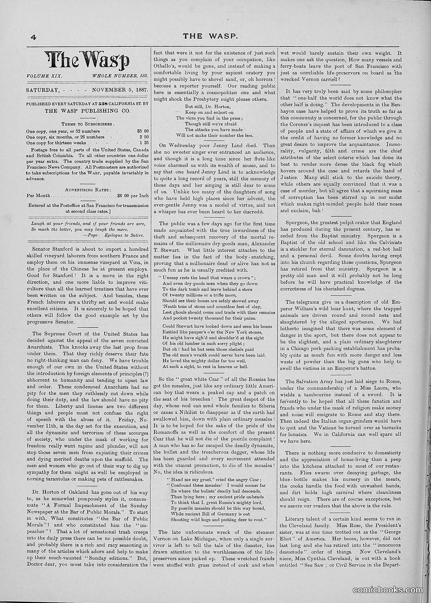 The Wasp — 1887 — page 329 of 512