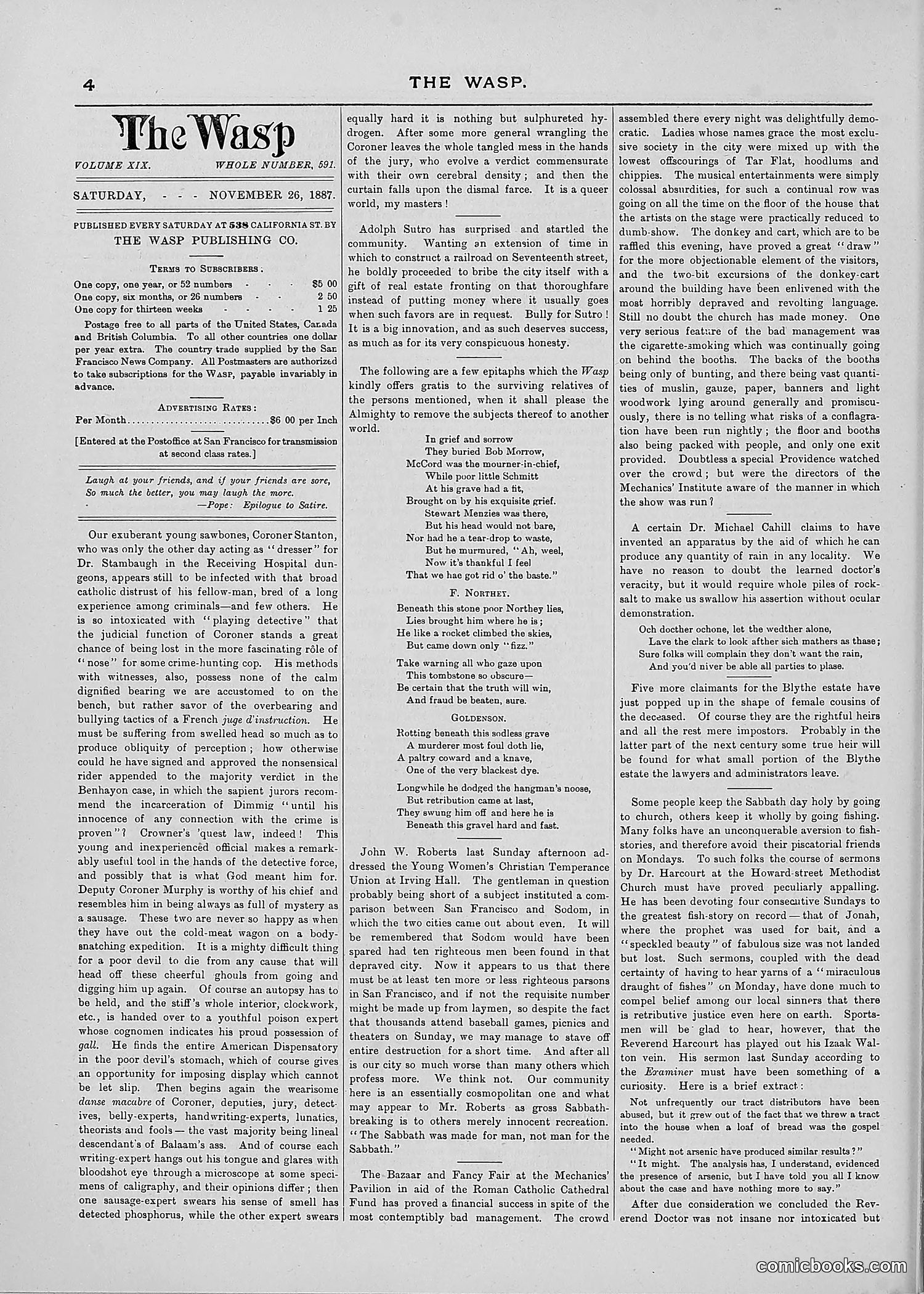The Wasp — 1887 — page 371 of 512